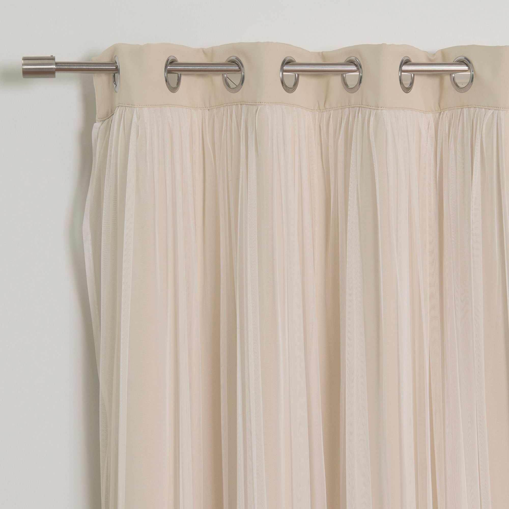 Best Home Fashion GR-MARRYME-84-BEIGE curtains - View #4