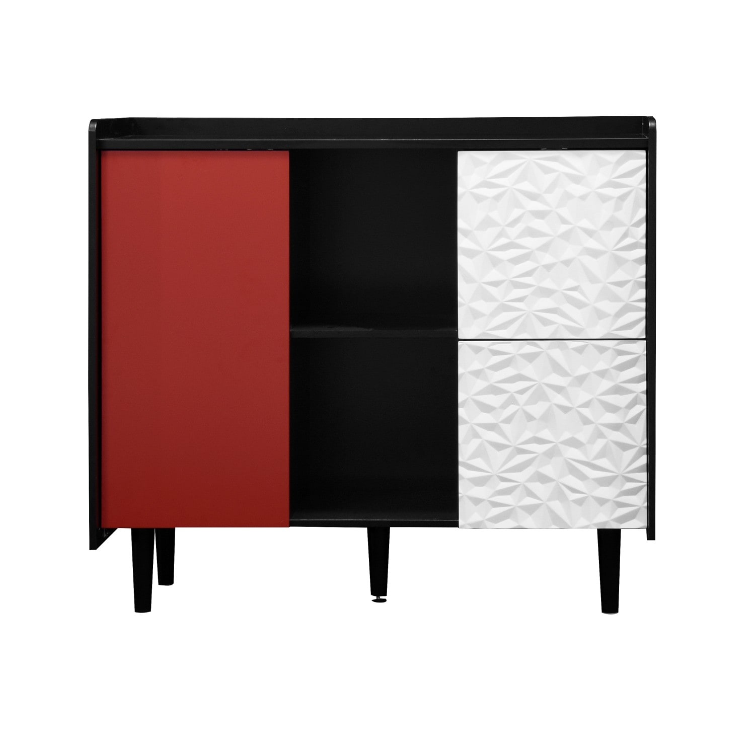Maocao Hoom JL9P176588 Contemporary/Modern Black+Red Sideboard