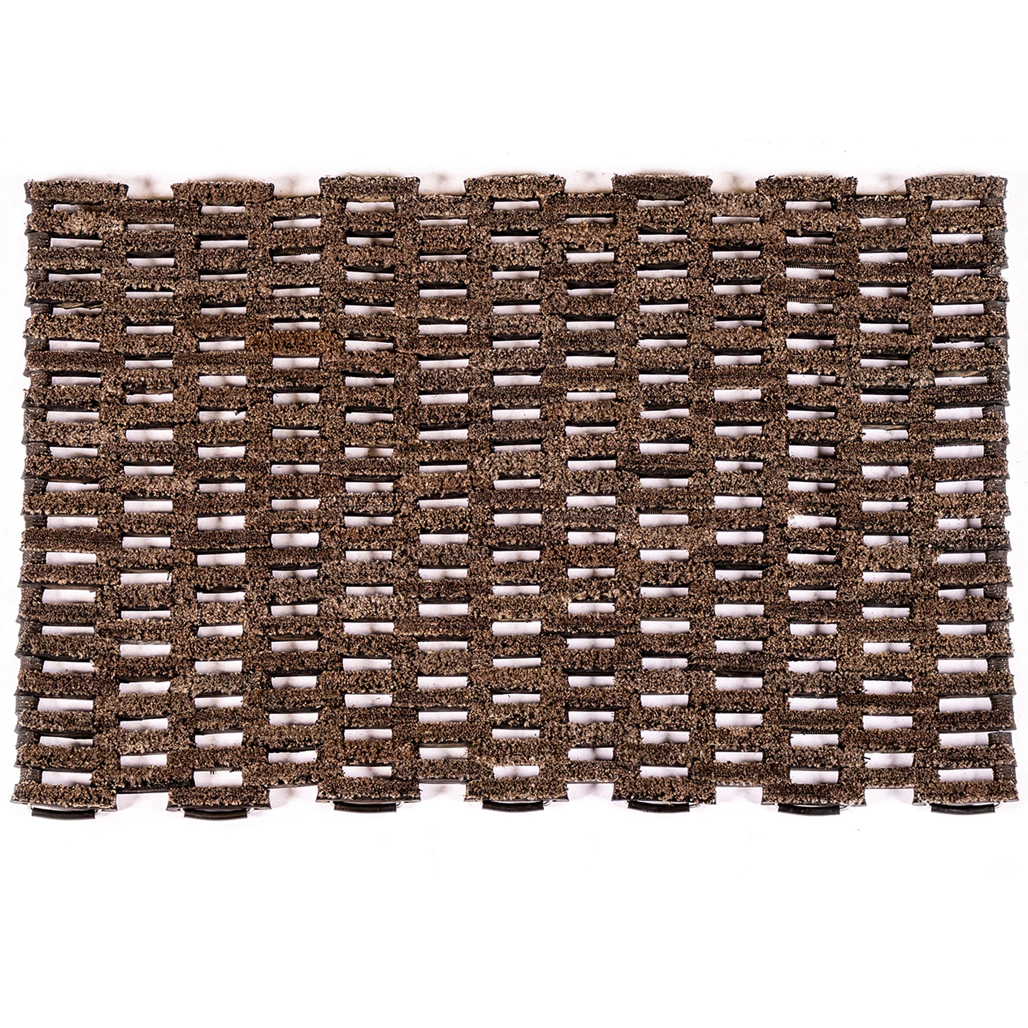 Durable Corporation 400S2030 Black Recycled rubber Rectangular Outdoor Decorative Home Door mat