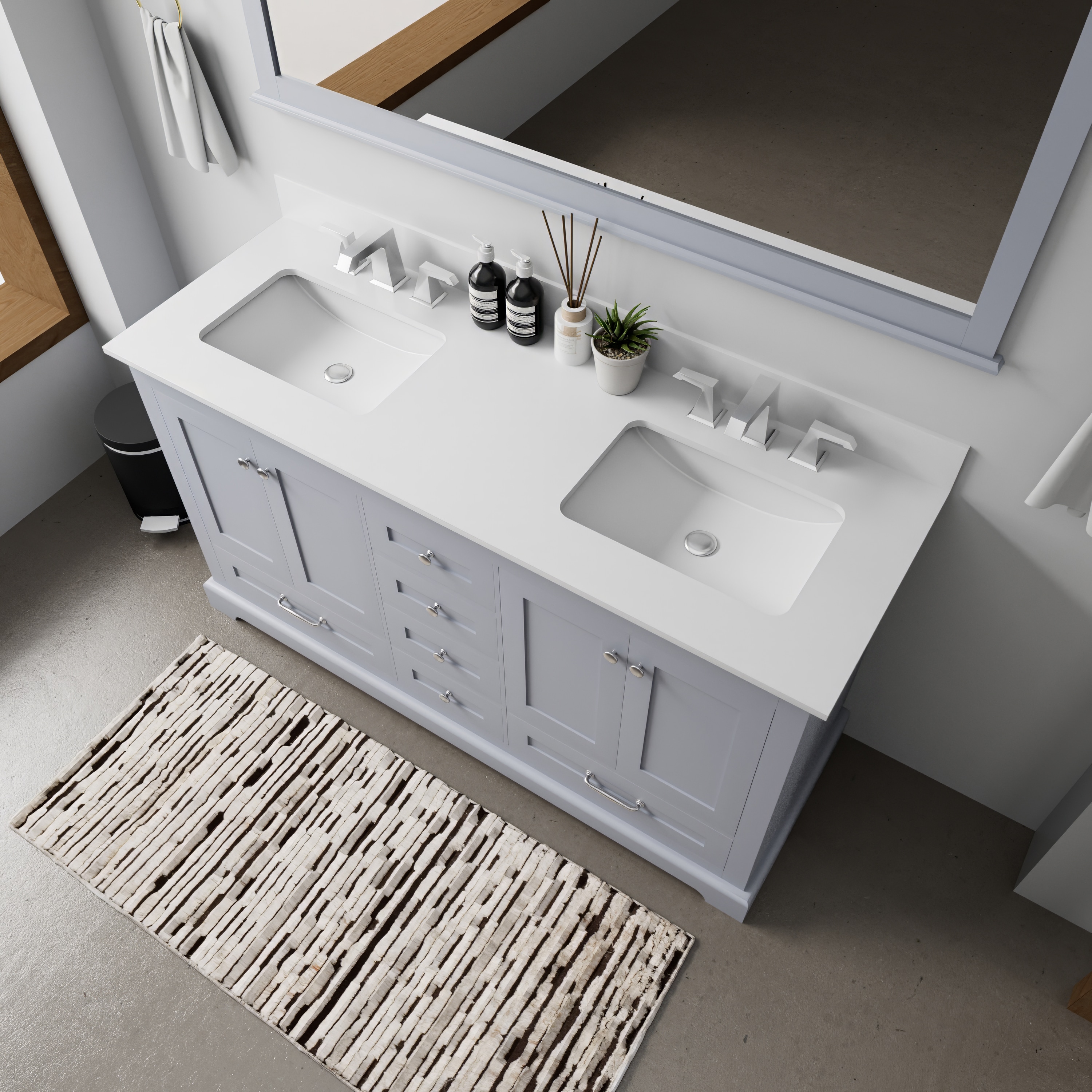Lexora LVD60DB310 Bath-Vanity-Combo - View #2