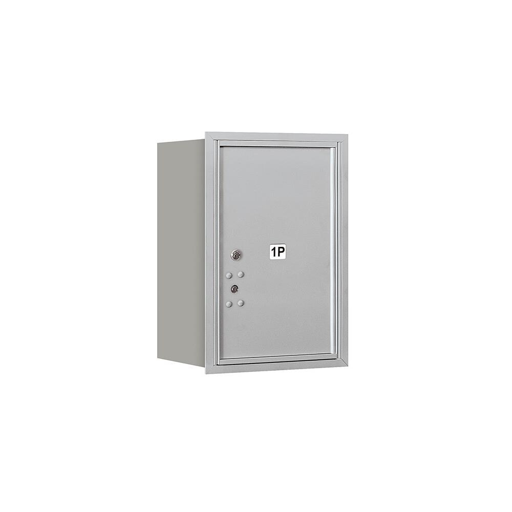 SALSBURY INDUSTRIES 3706S-1PARU Recessed Mount Gray Metal Extra Large Lockable Cluster Mailbox