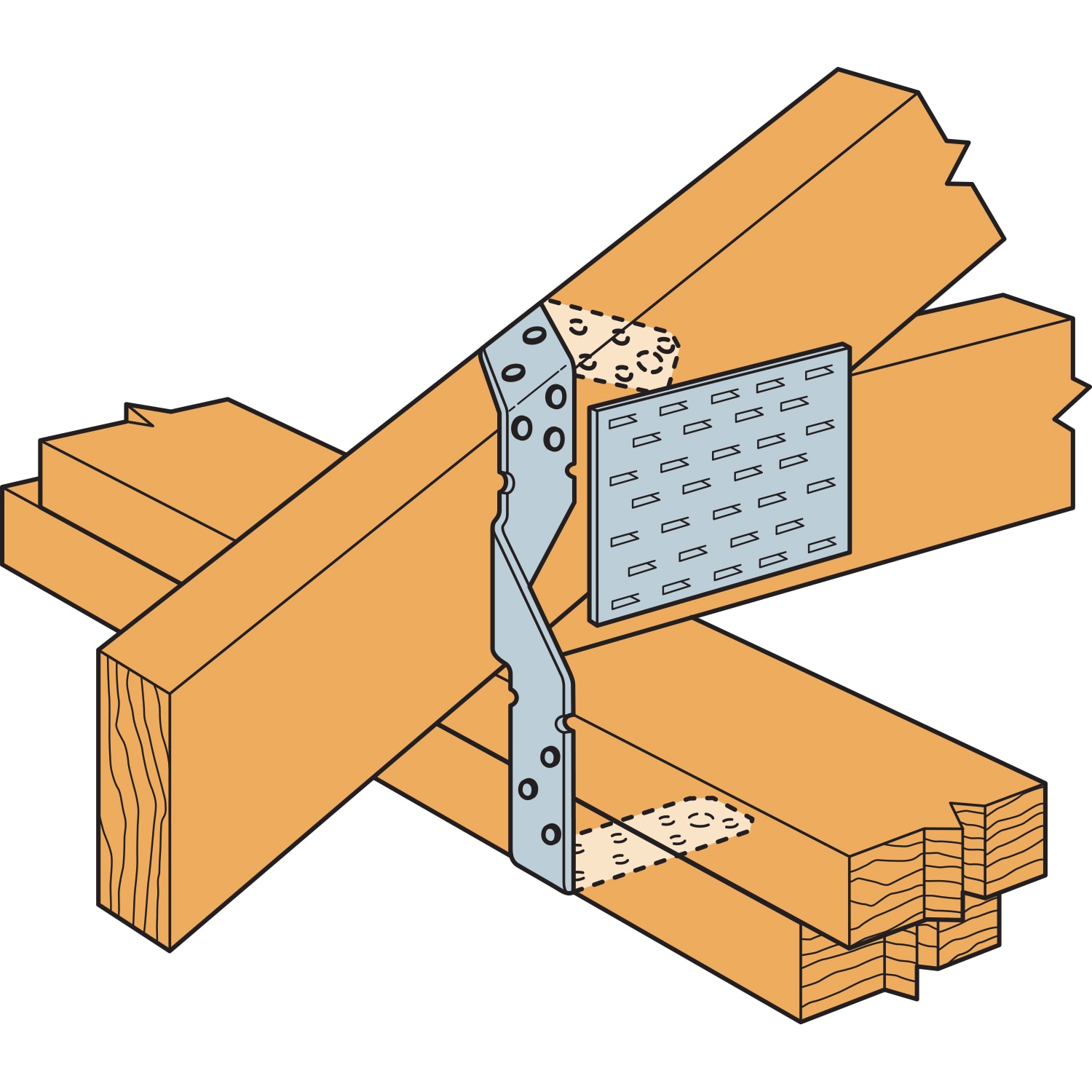 Simpson Strong-Tie HTS16 Trusses-And-Rafter-Ties - View #2