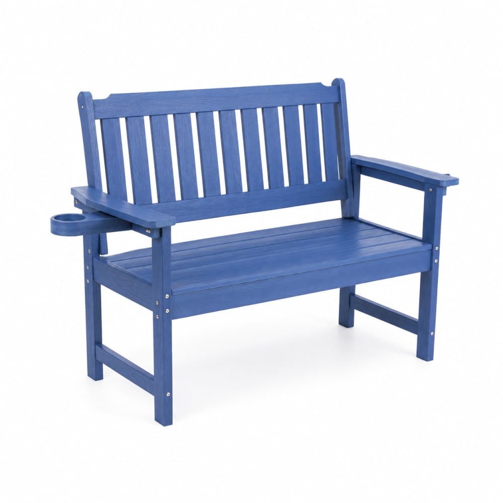 WOW PIONEER Outdoor Patio Seating Durable Weatherproof Bench for Garden ...