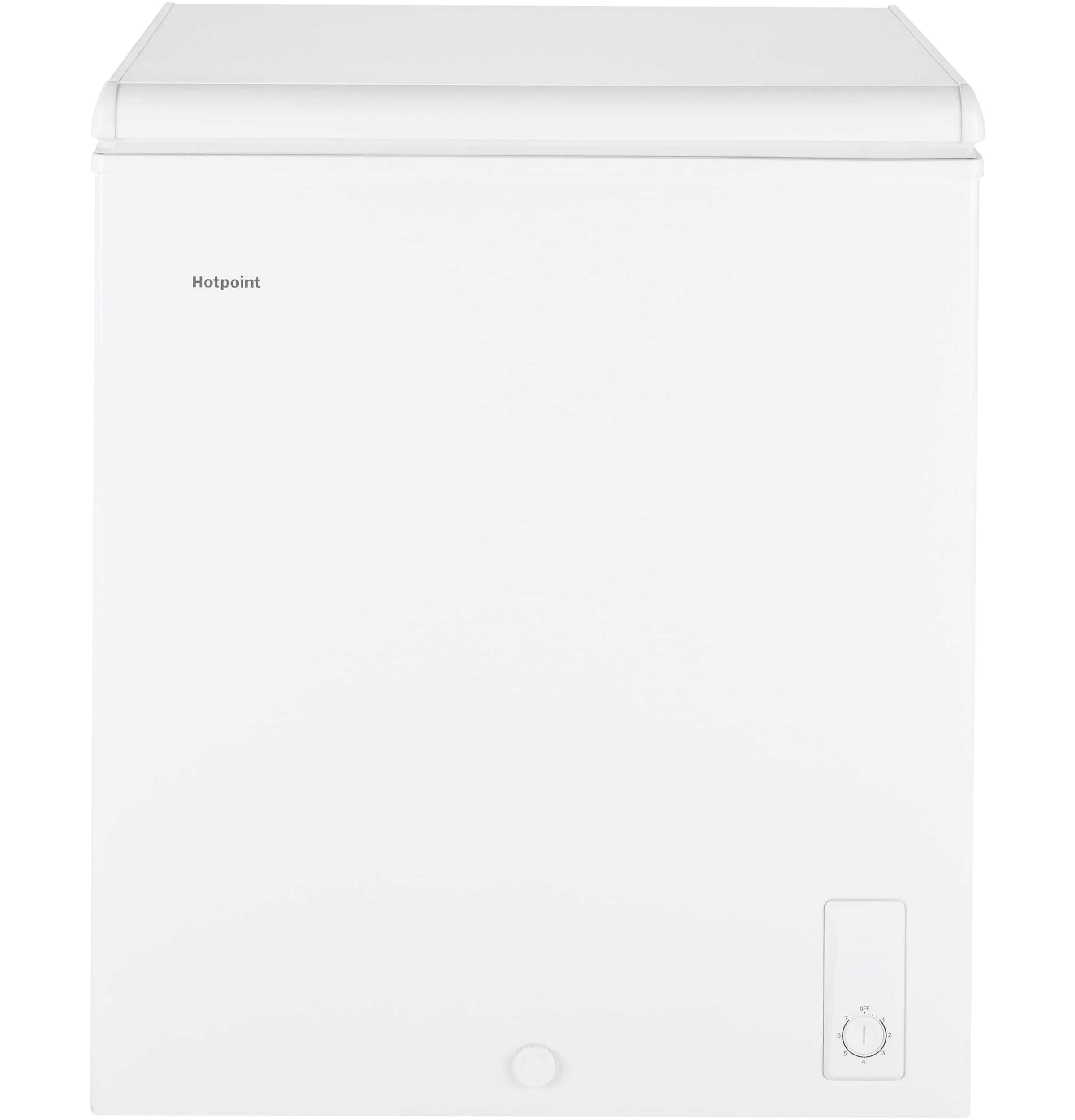 4.9-cu ft Manual Defrost Chest Freezer (White) | - Hotpoint HHM5SRWW