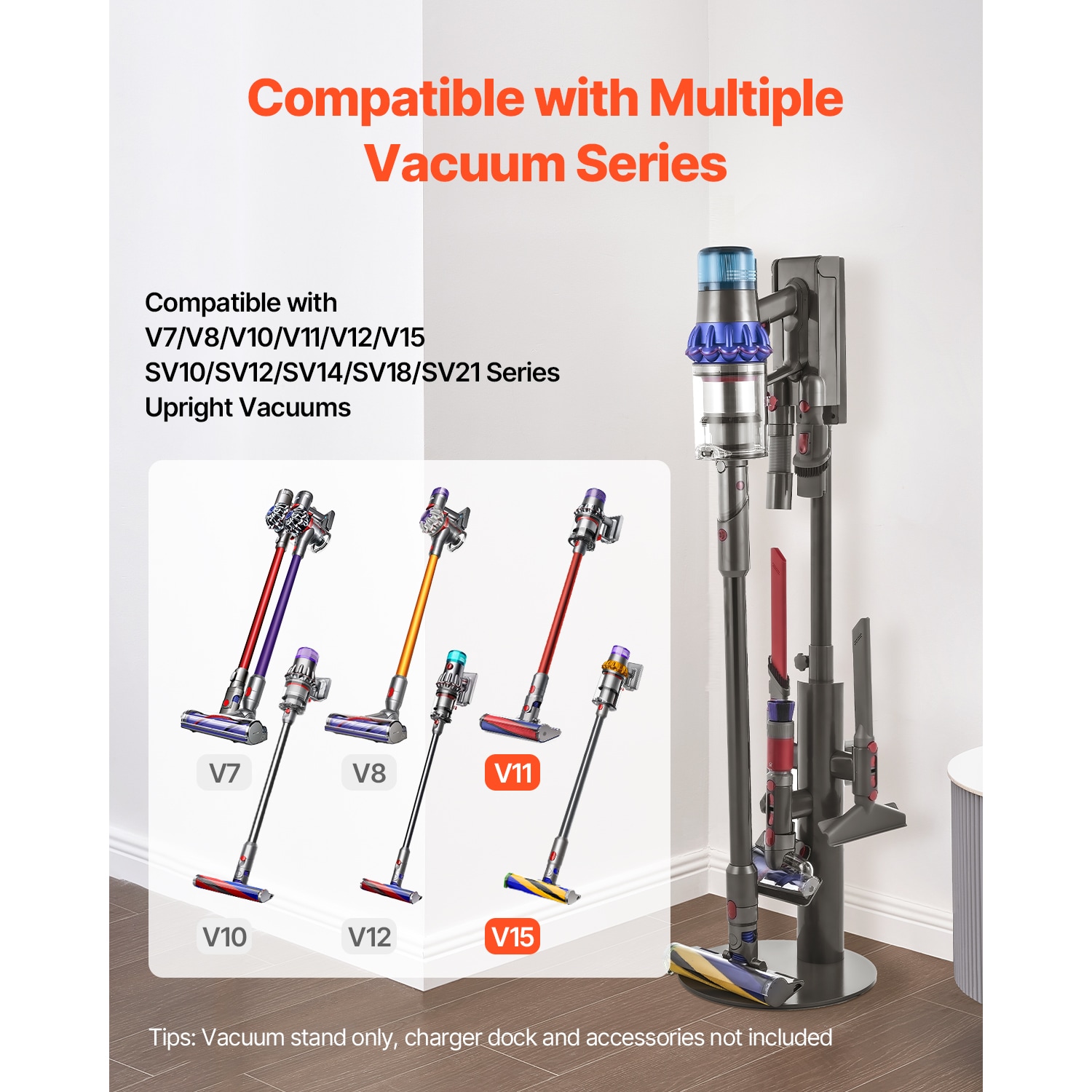 VEVOR Vacuum Stand Compatible With Dyson V7 V8 V10 V11 V12 V15