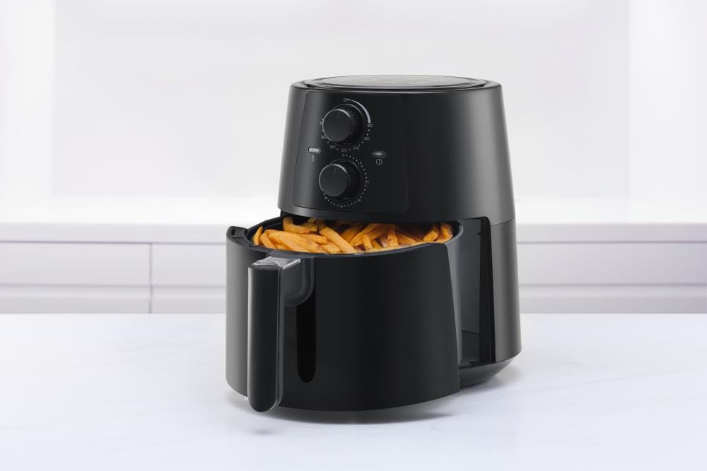 COMFEE 1400W Air Fryer 3.7QT Capacity, with Timer Black