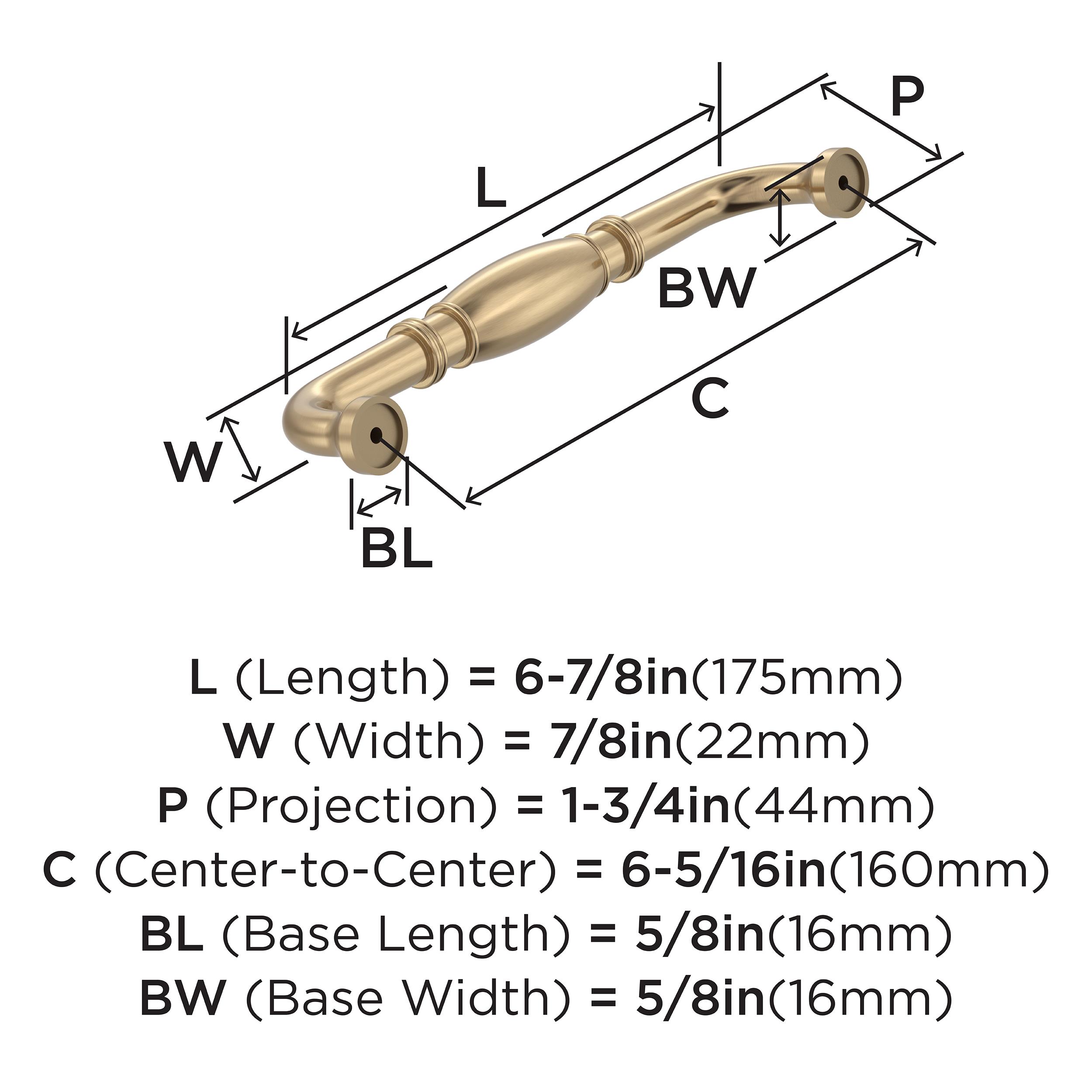 Amerock BP55245CZ Cabinet-Pulls - View #4