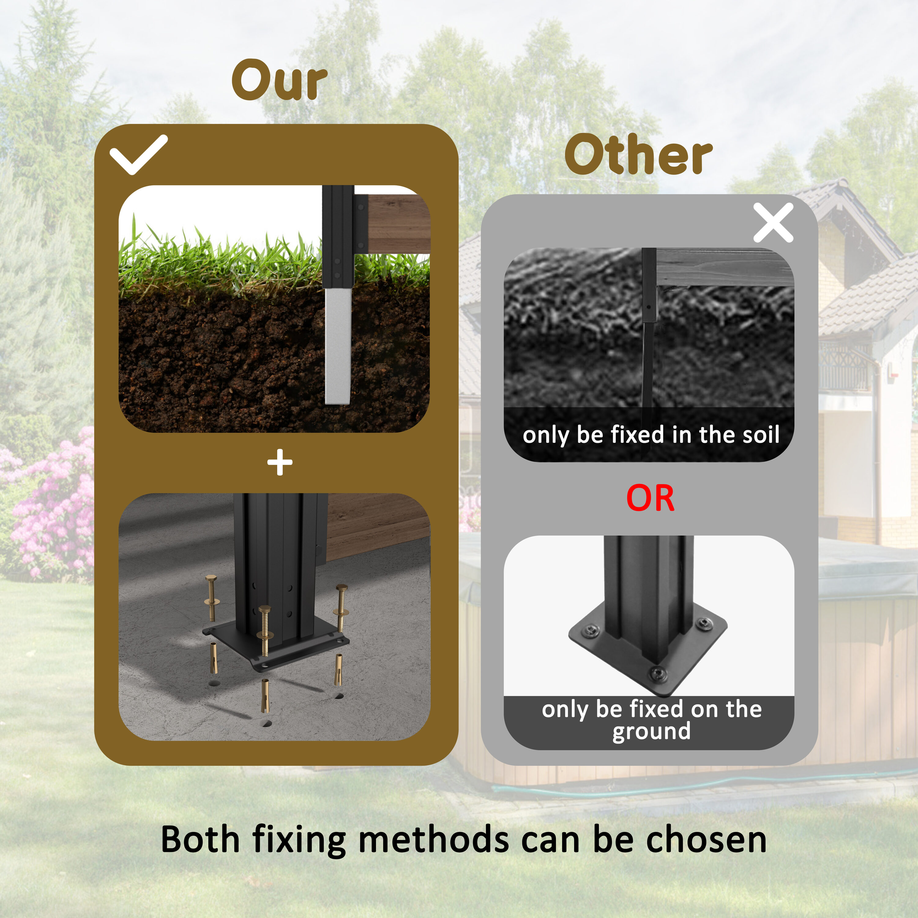 VEIKOUS PG0218-02NW-4 Outdoor-Privacy-Screen - View #12