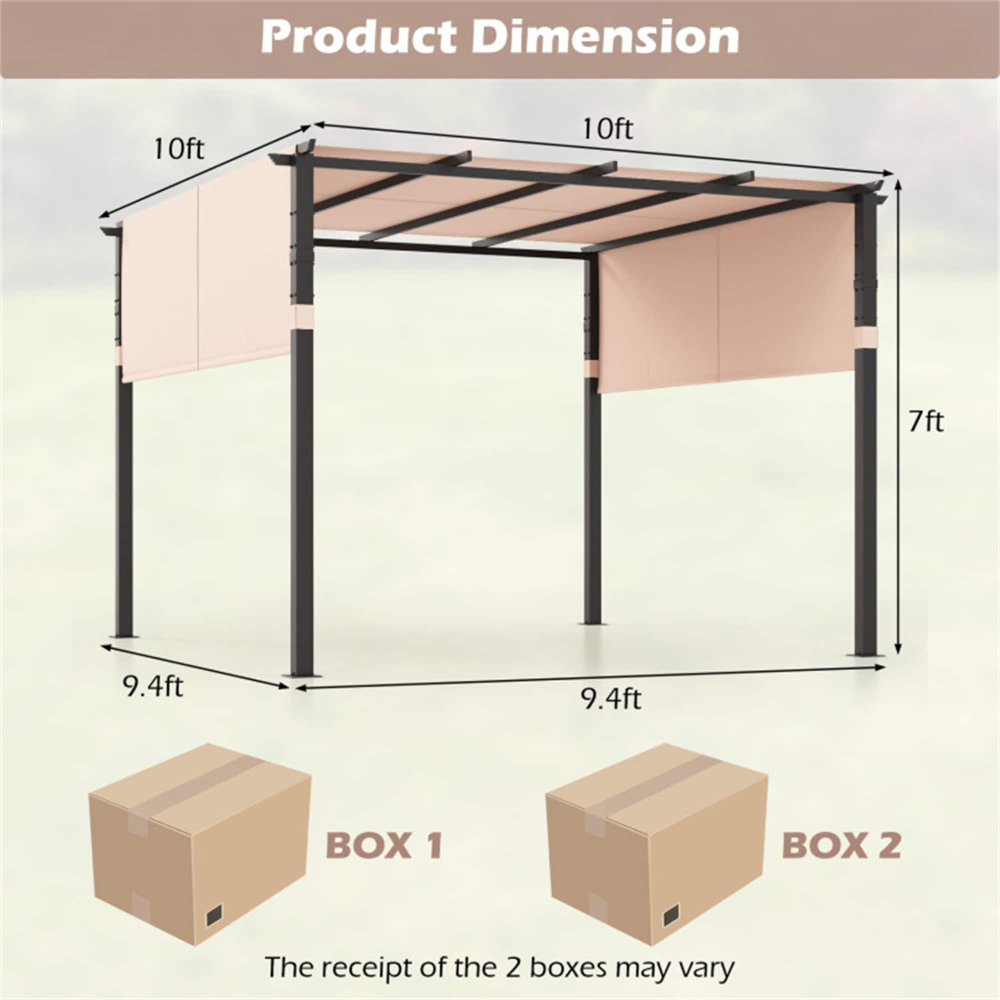 BABOOM BOM-1780BE+-CO Wood-Resin-Gazebos - View #3