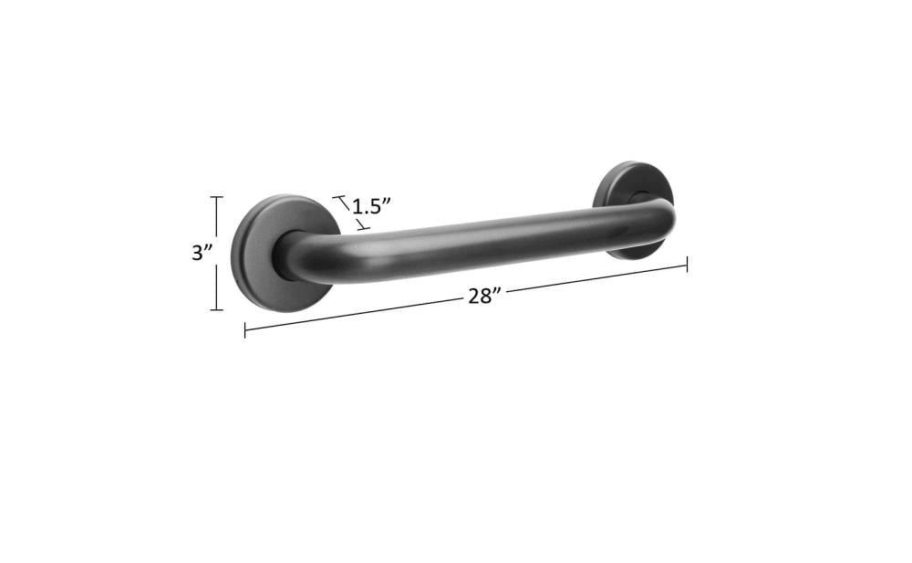CSI Bathware BAR-SB25-TW-125-MB Grab-Bars - View #3
