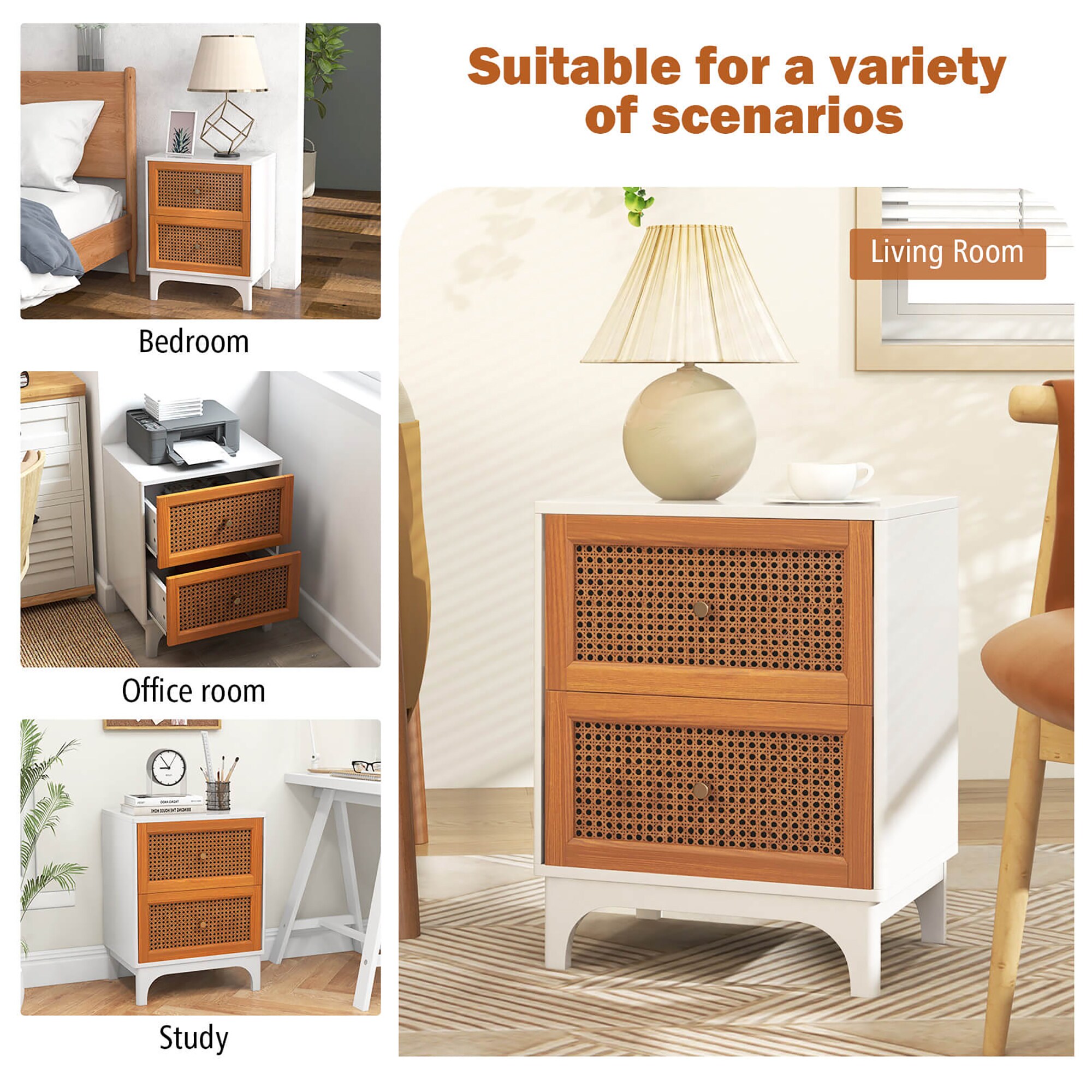 Costway HCST02005 nightstands - View #6