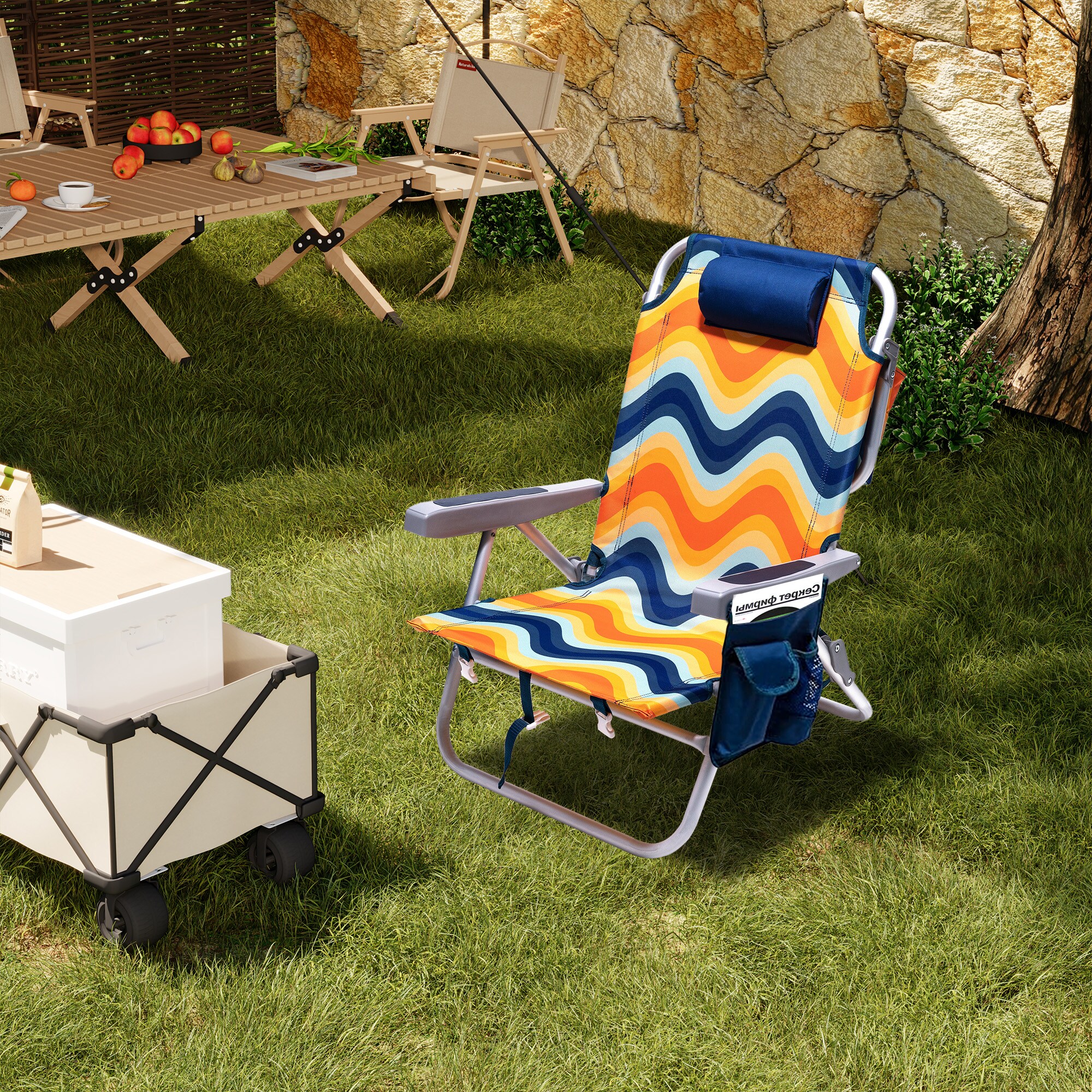 Clihome CL-BCAC1168ROG2 Beach-Camping-Chairs - View #2