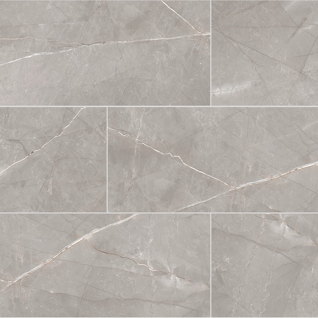 Della Torre Marble Lux Grey 12 In X 24, Lux Touch Tile Flooring