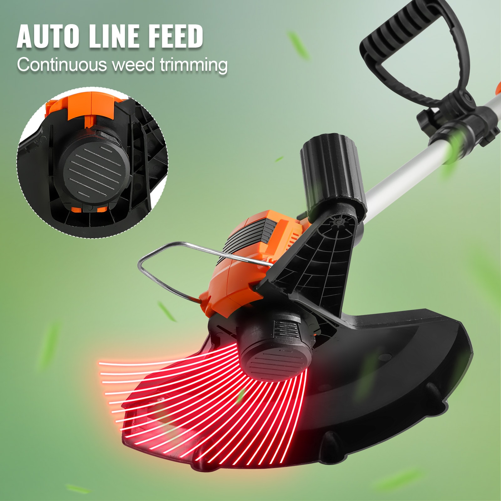 VEVOR WXCS4AH10120VKX3WV5 Cordless-String-Trimmers - View #4