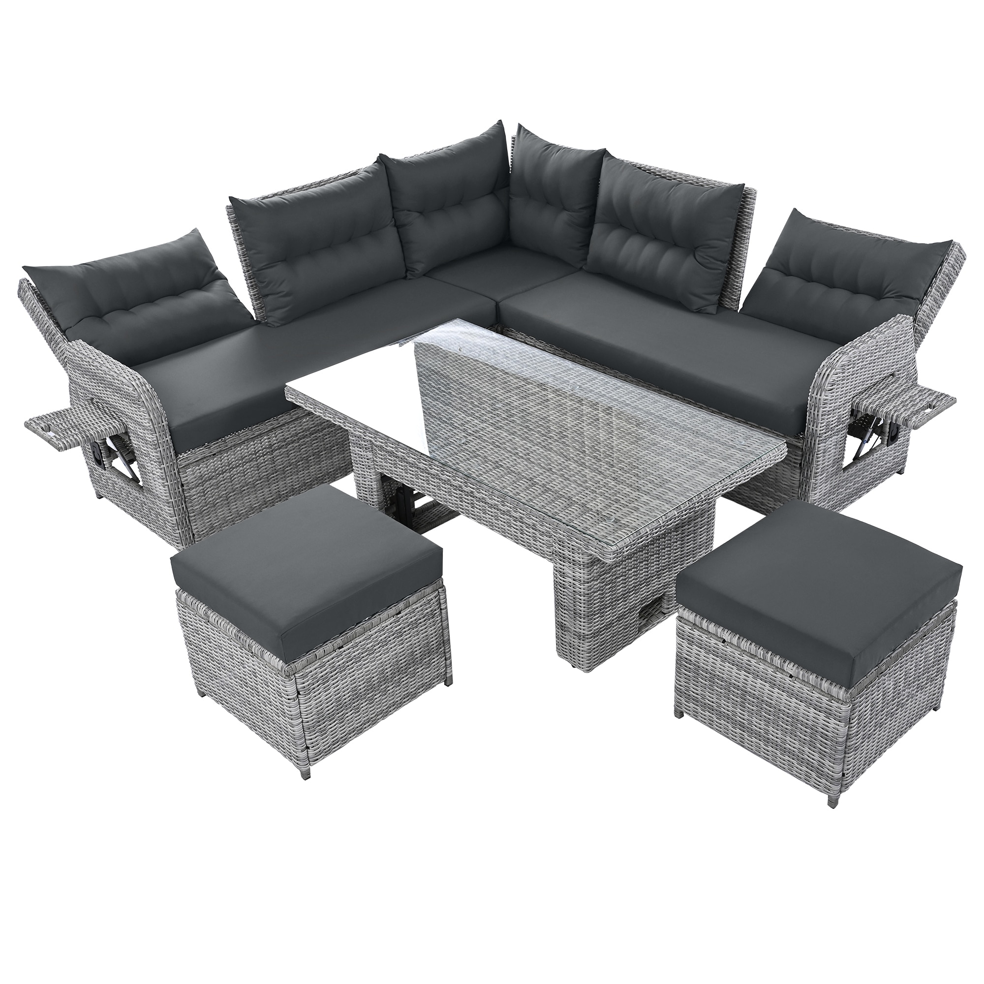 SINOFURN SYA690009BN Patio-Sofas-Daybeds - View #4