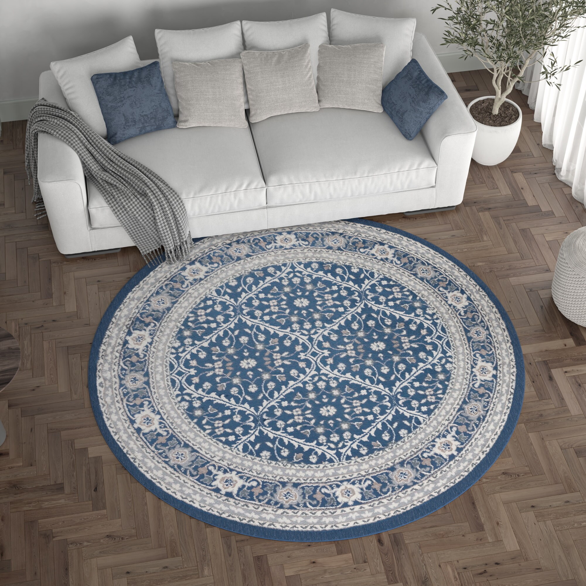 Tayse MDN3707 8RND rugs - View #5