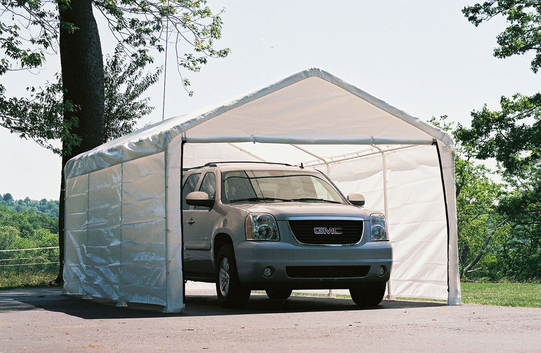 ShelterLogic Accessories White Canopy Wall Panels in the Canopy Parts ...