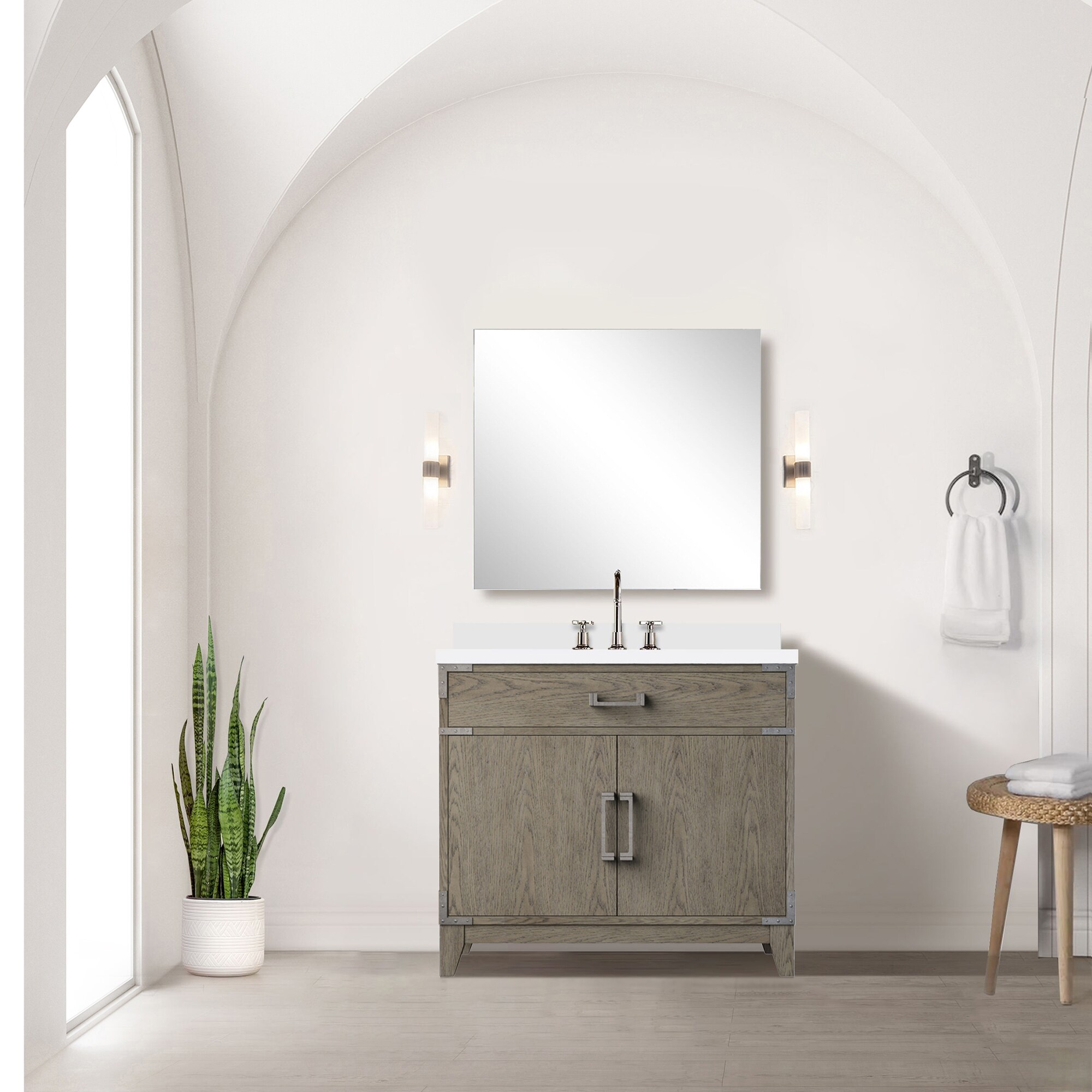 Lexora LVW36SR300 Bath-Vanity-Combo - View #6