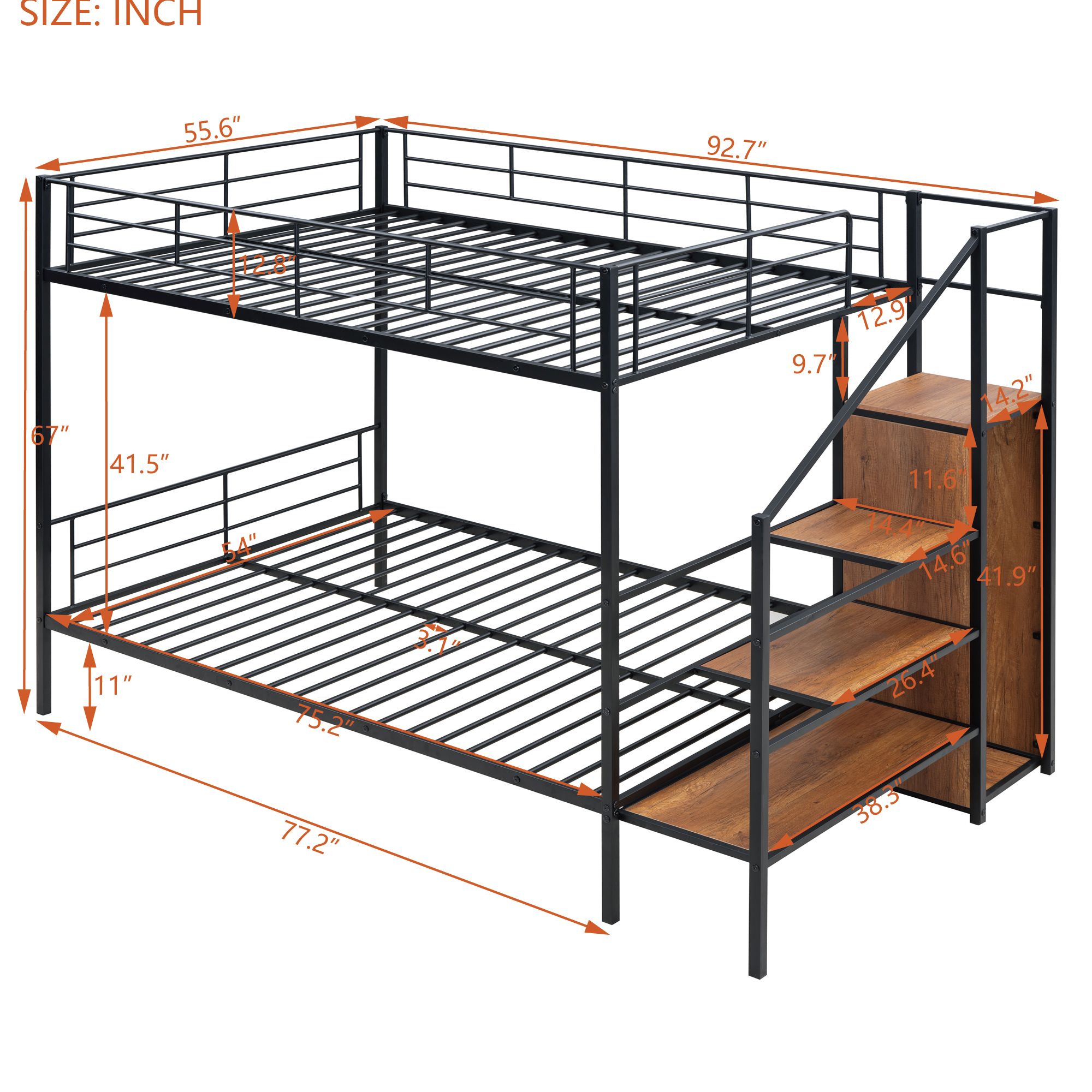 Yiekholo LL-1956AAB Bunk-Beds - View #4