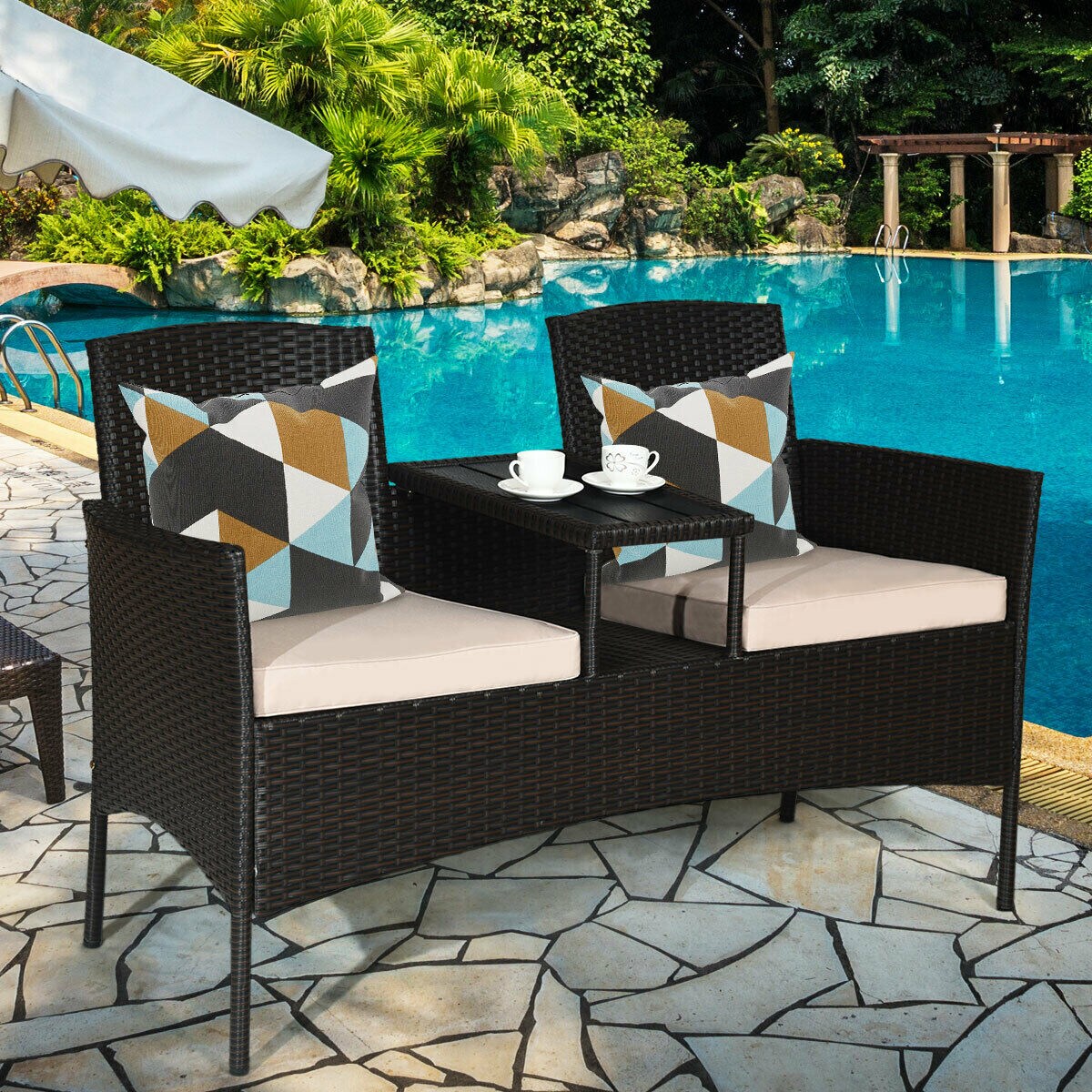 WELLFOR OUJN63233 Patio-Sofas-Daybeds - View #6