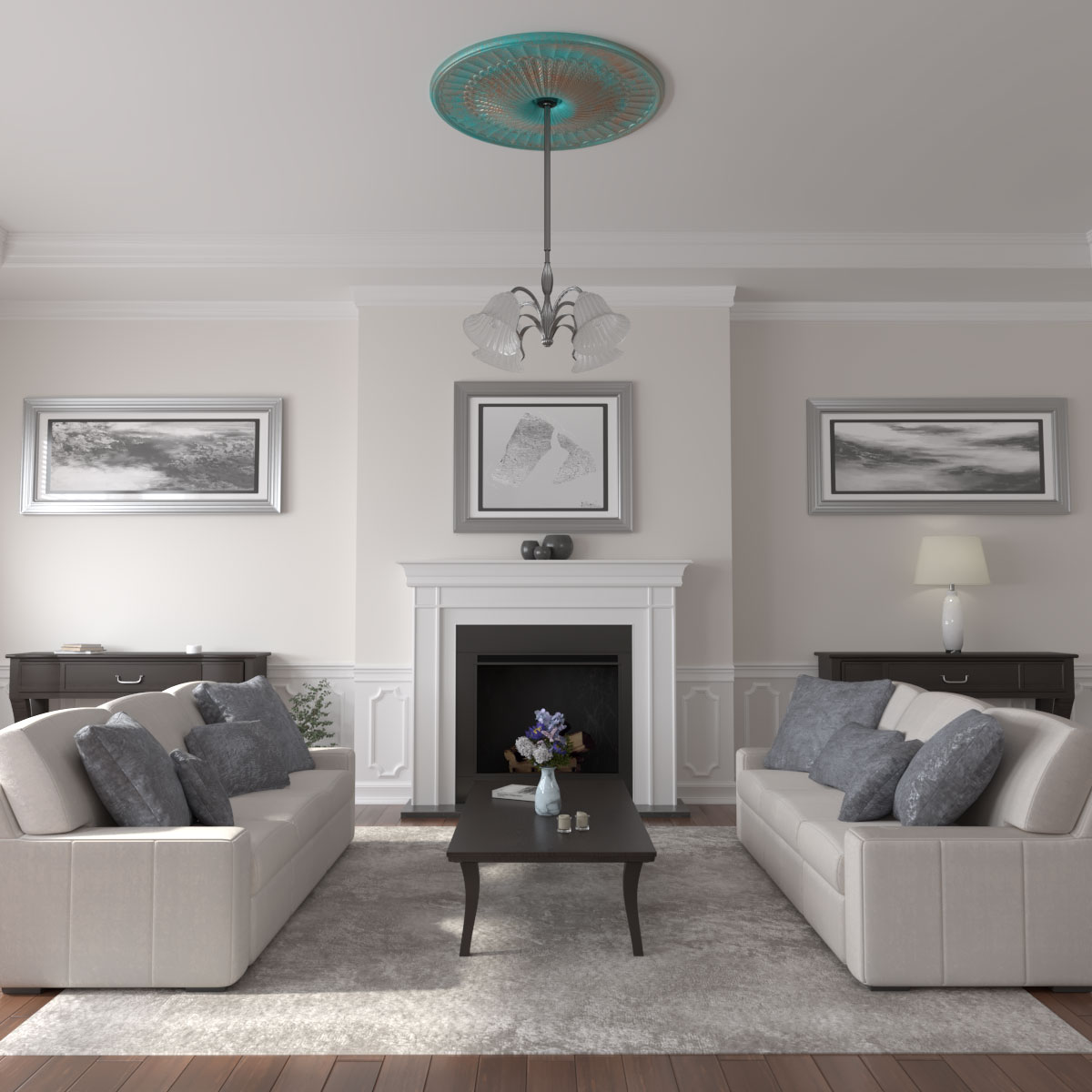 Ekena Millwork CM51GLCGS Ceiling-Medallions - View #4