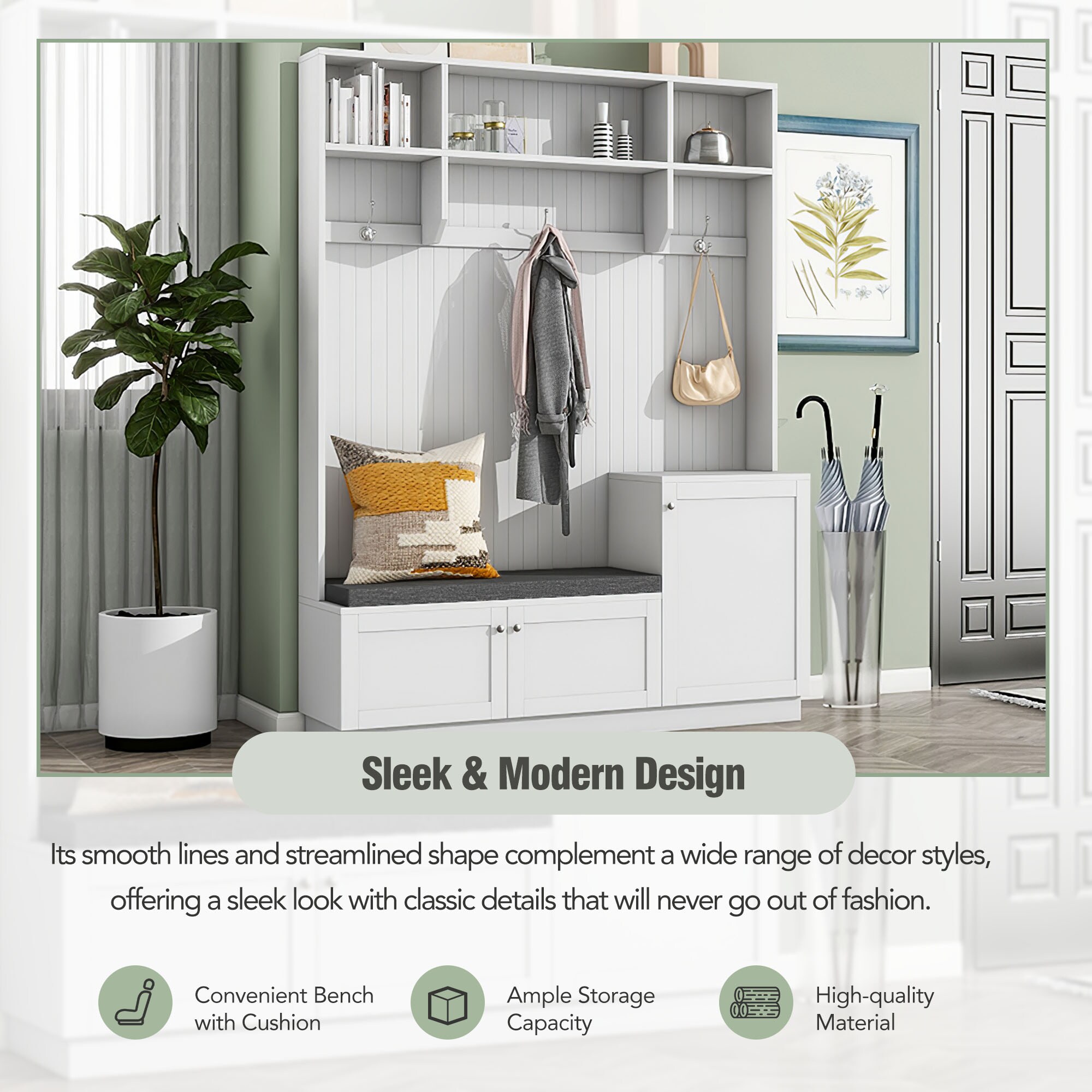 Bybafun YA2500162 Hall-Trees - View #4