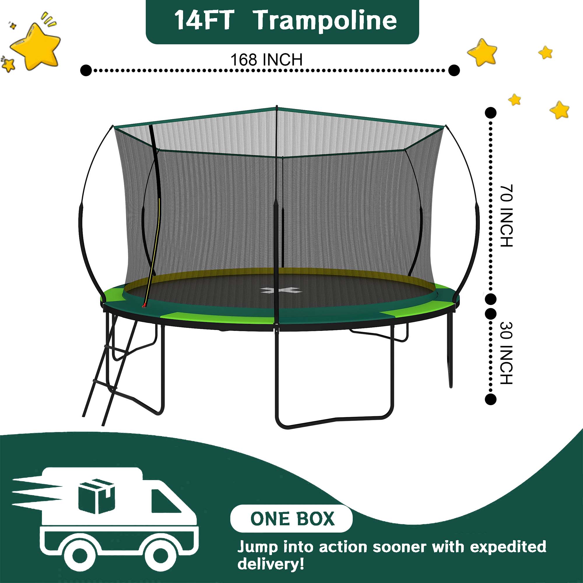 Fun Orange FUN25BC09 trampolines - View #3