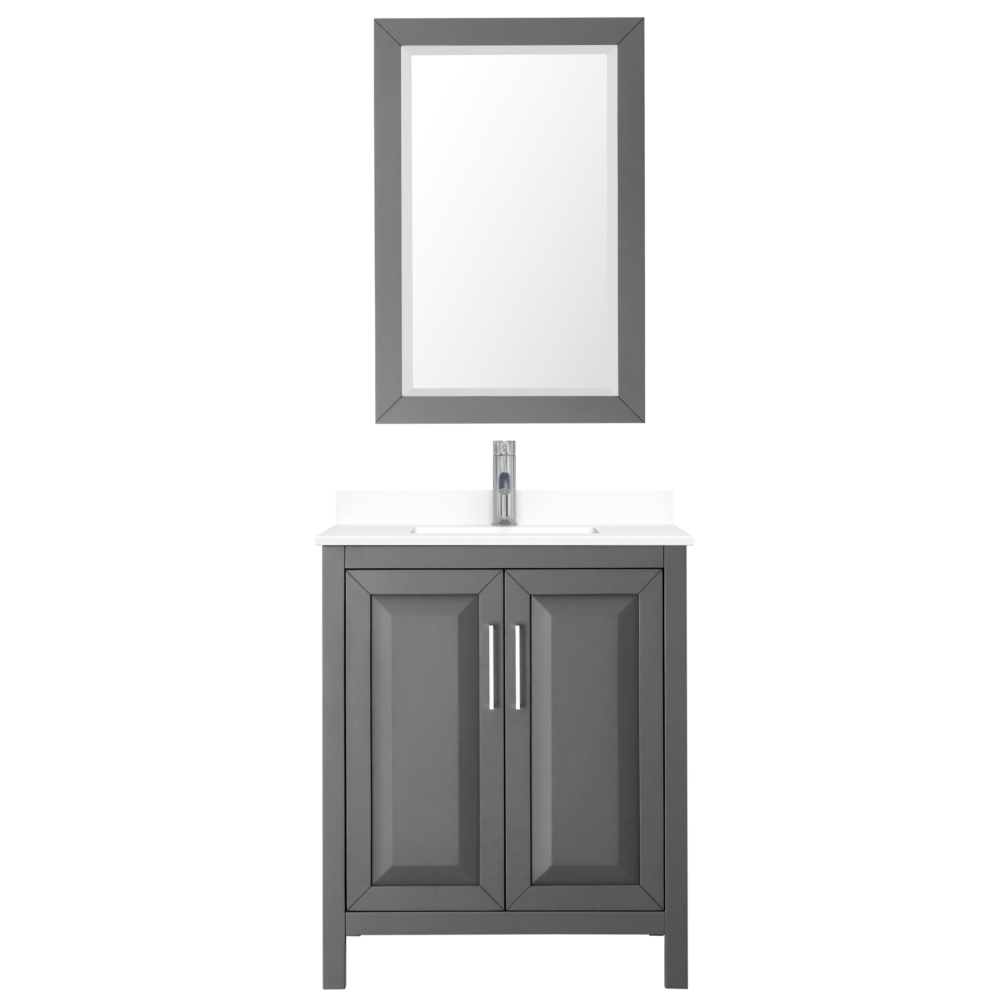 Wyndham Collection WCV252530SKGWCUNSM24 Bath-Vanity-Combo - View #3