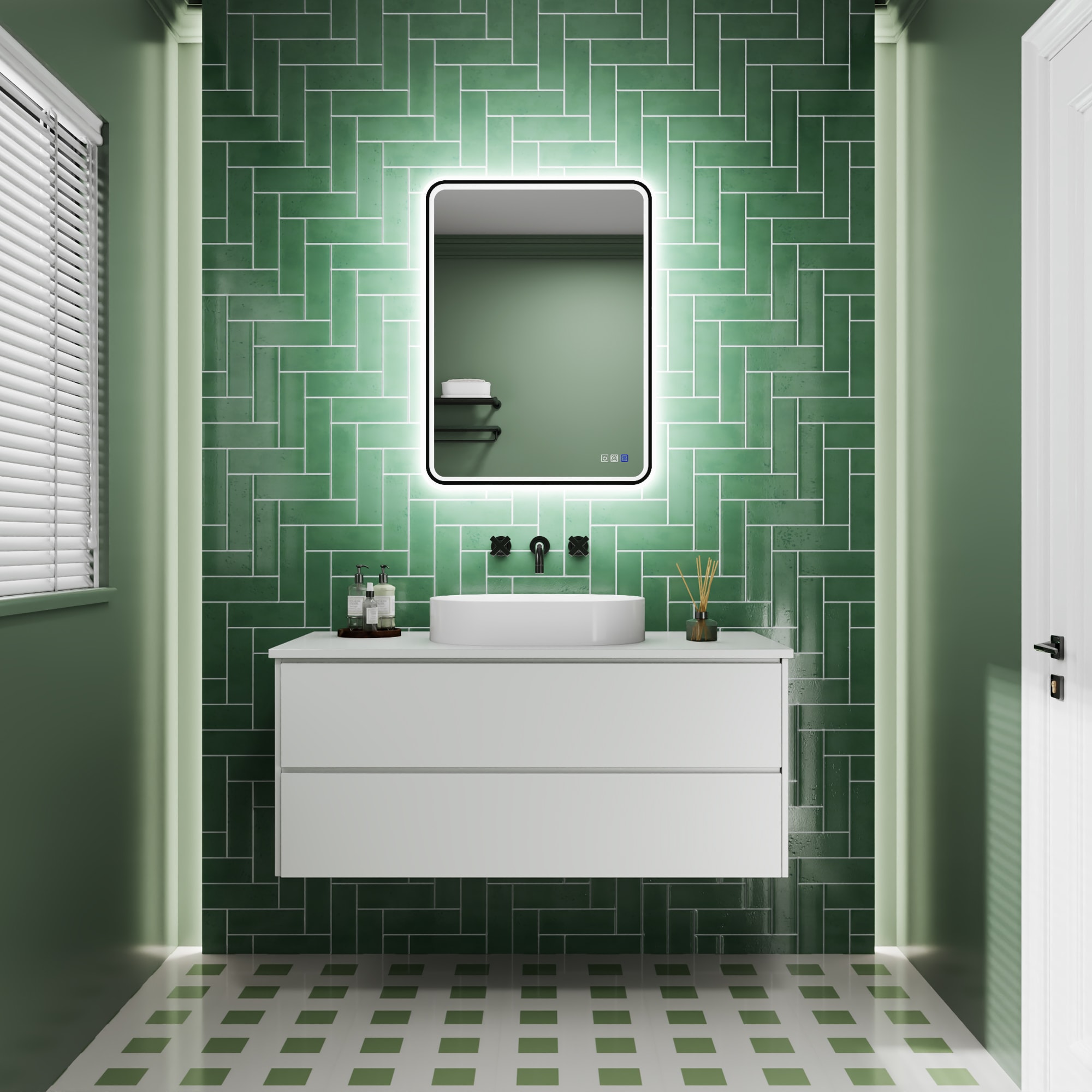 ExBrite EXBMV82432 Framed-Bath-Mirrors - View #17