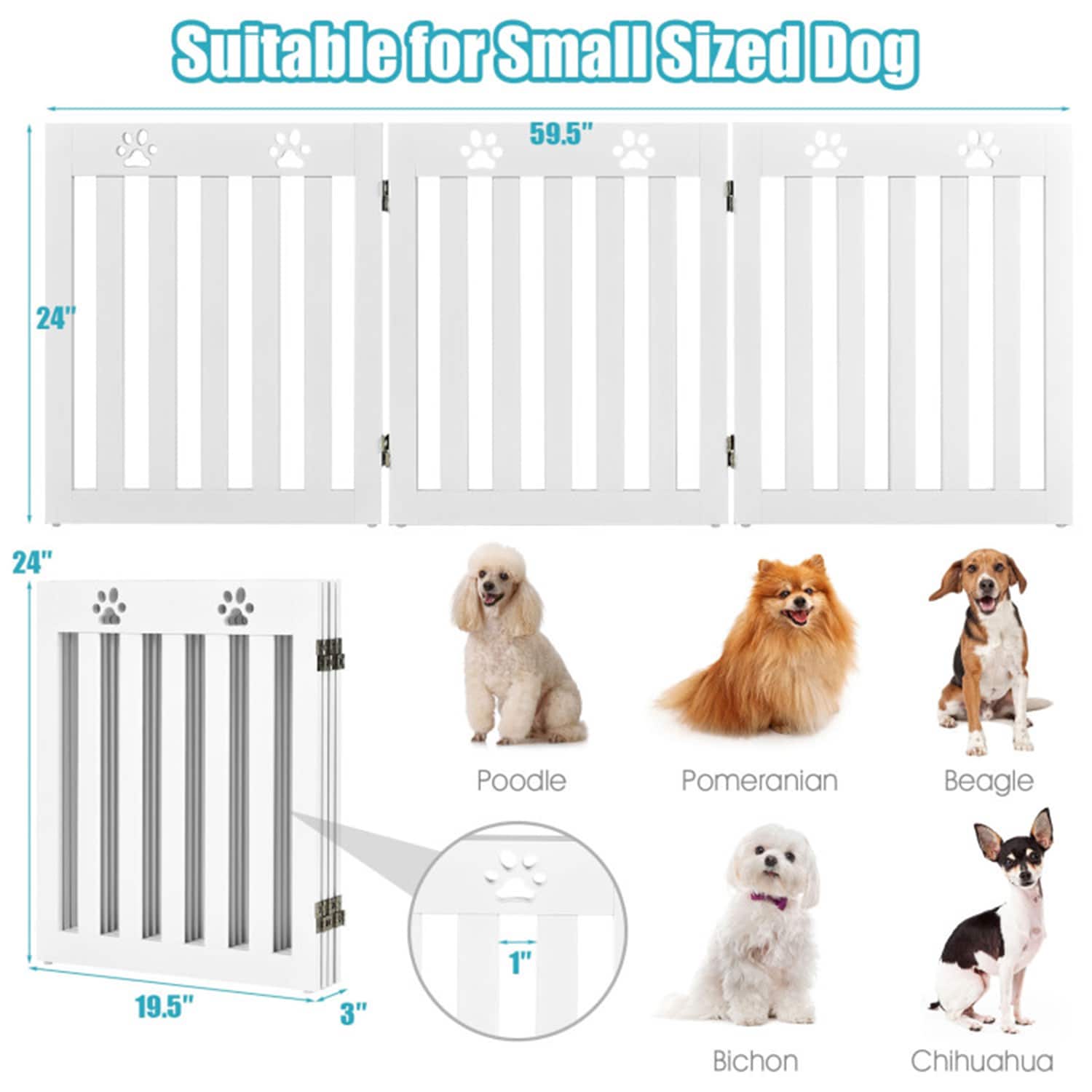 Mondawe MO-PS7400WH Pet-Gates - View #11