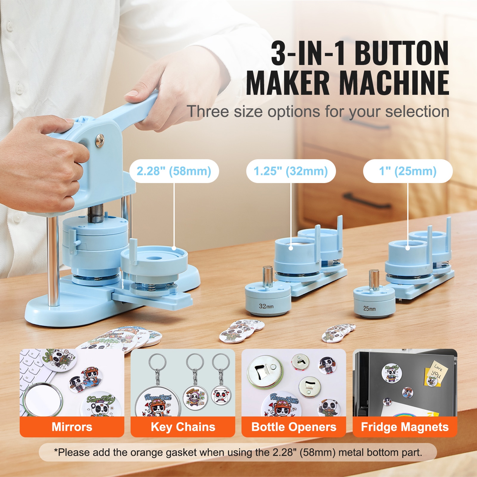 VEVOR PT5BM-63A110V30DUV1 Crafting-Machines-Accessories - View #3