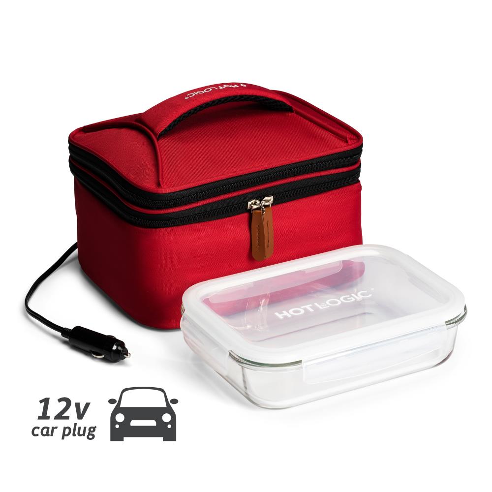 HOTLOGIC 16801192-RD 1.5-Quart Red Rectangle Slow Cooker