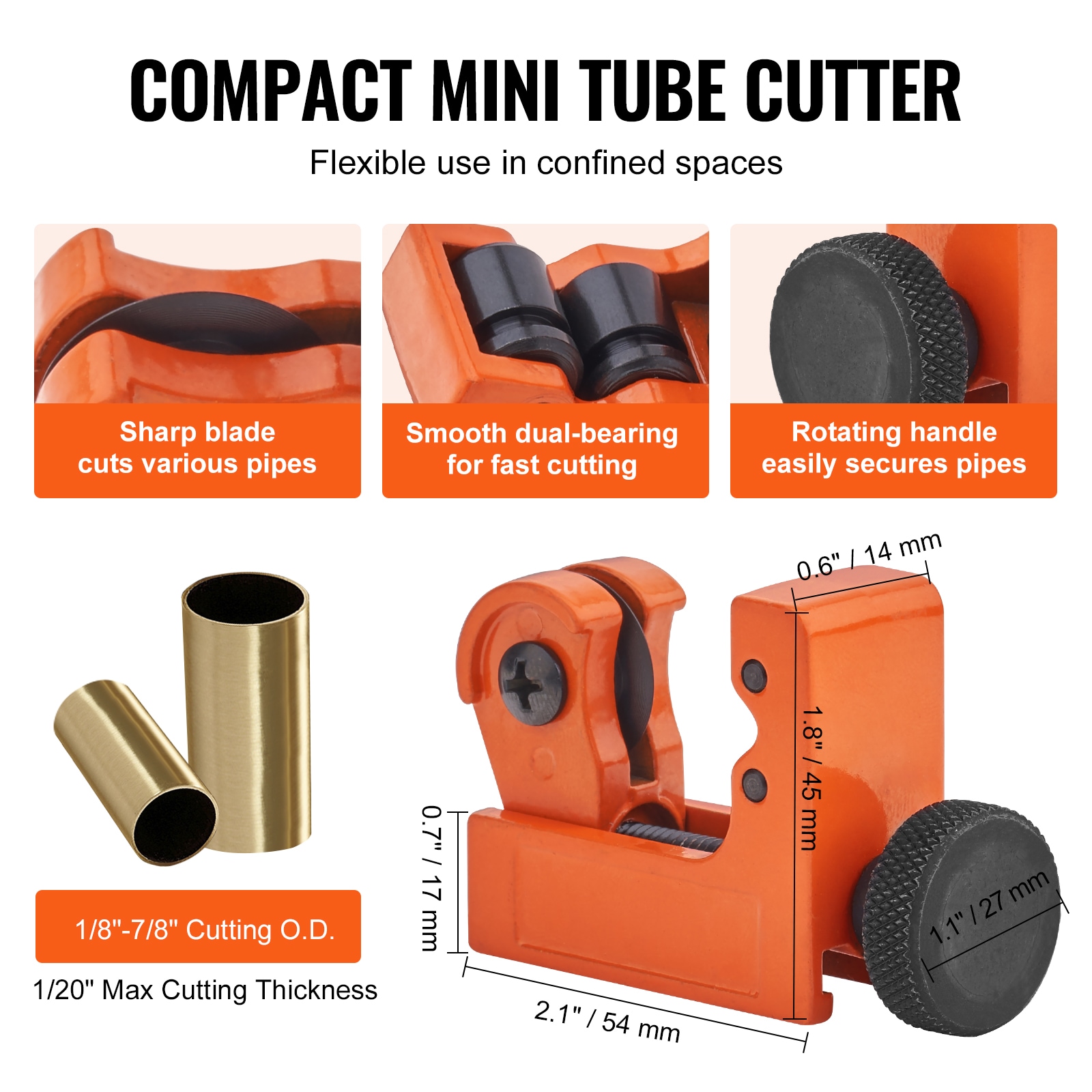 VEVOR TGQG331621878FNBFV0 Plumbing-Cutting-Tools - View #6