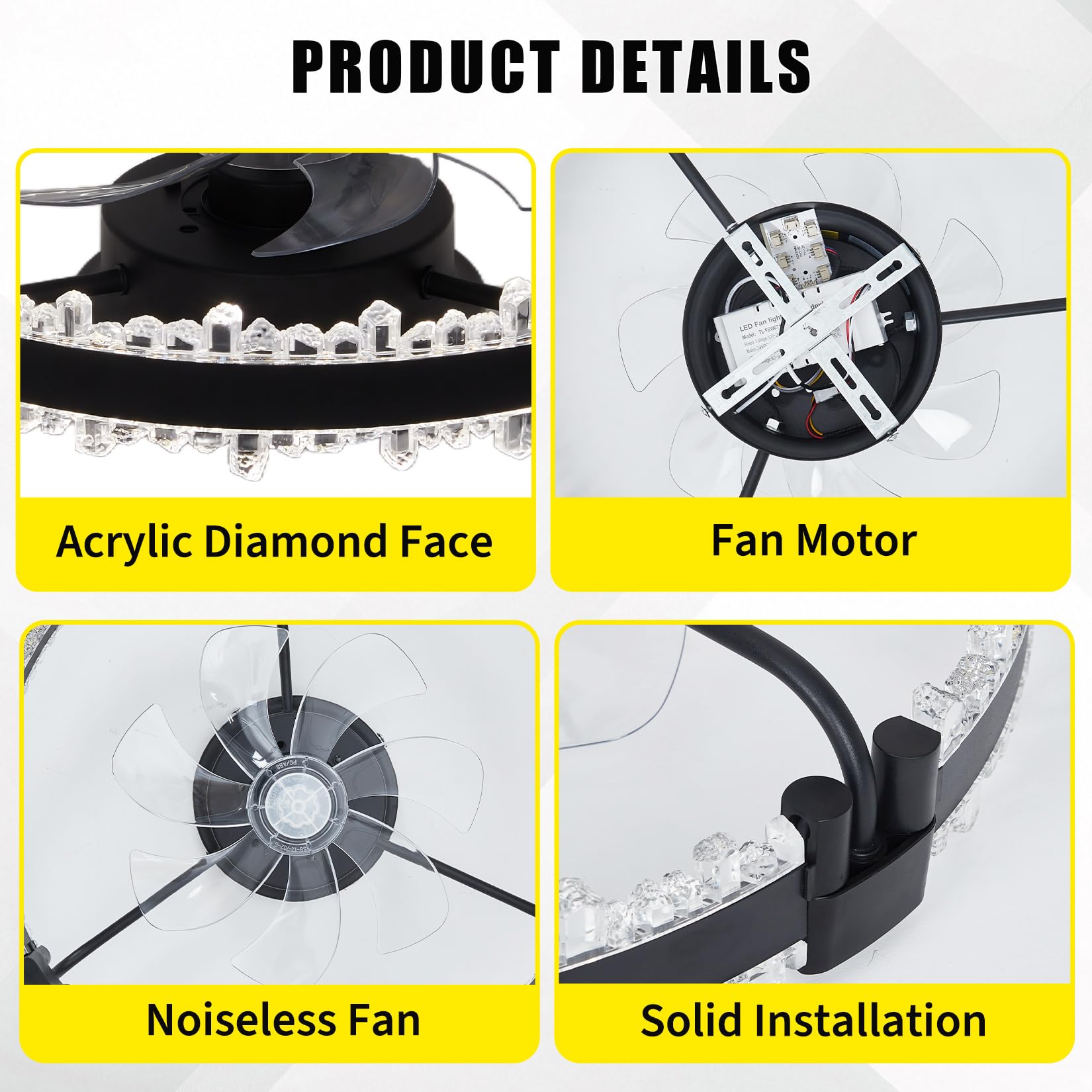 DEXSO ENCOREPHKBA17168 Ceiling-Fan-Blade-Arms - View #4