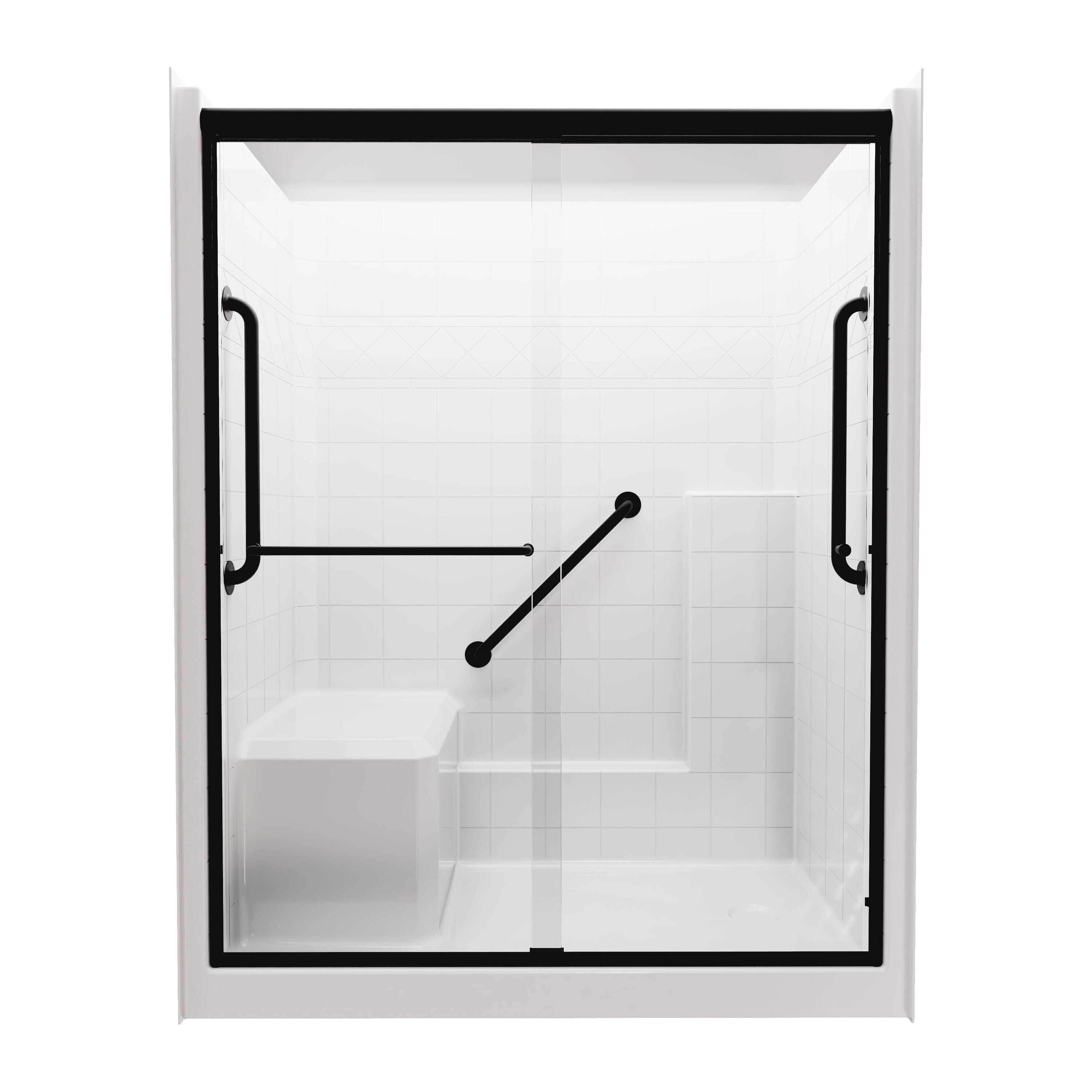 Laurel Mountain LM6036SH1S1PLWM3 Alcove-Shower-Kit - View #2