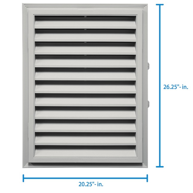 18 in. x 24 in. Paintable Wood Rectangular Siding Vent 18 in. x 24 in. Paintable Wood Rectangular Siding Vent