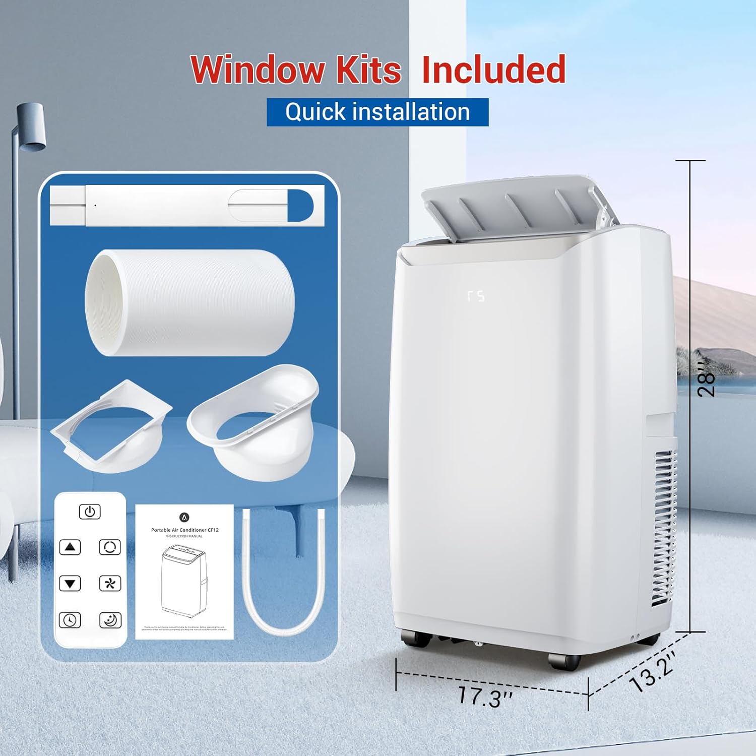Qeetex LXLS2-PHO-10HTZUF4 Portable-Air-Conditioners - View #2