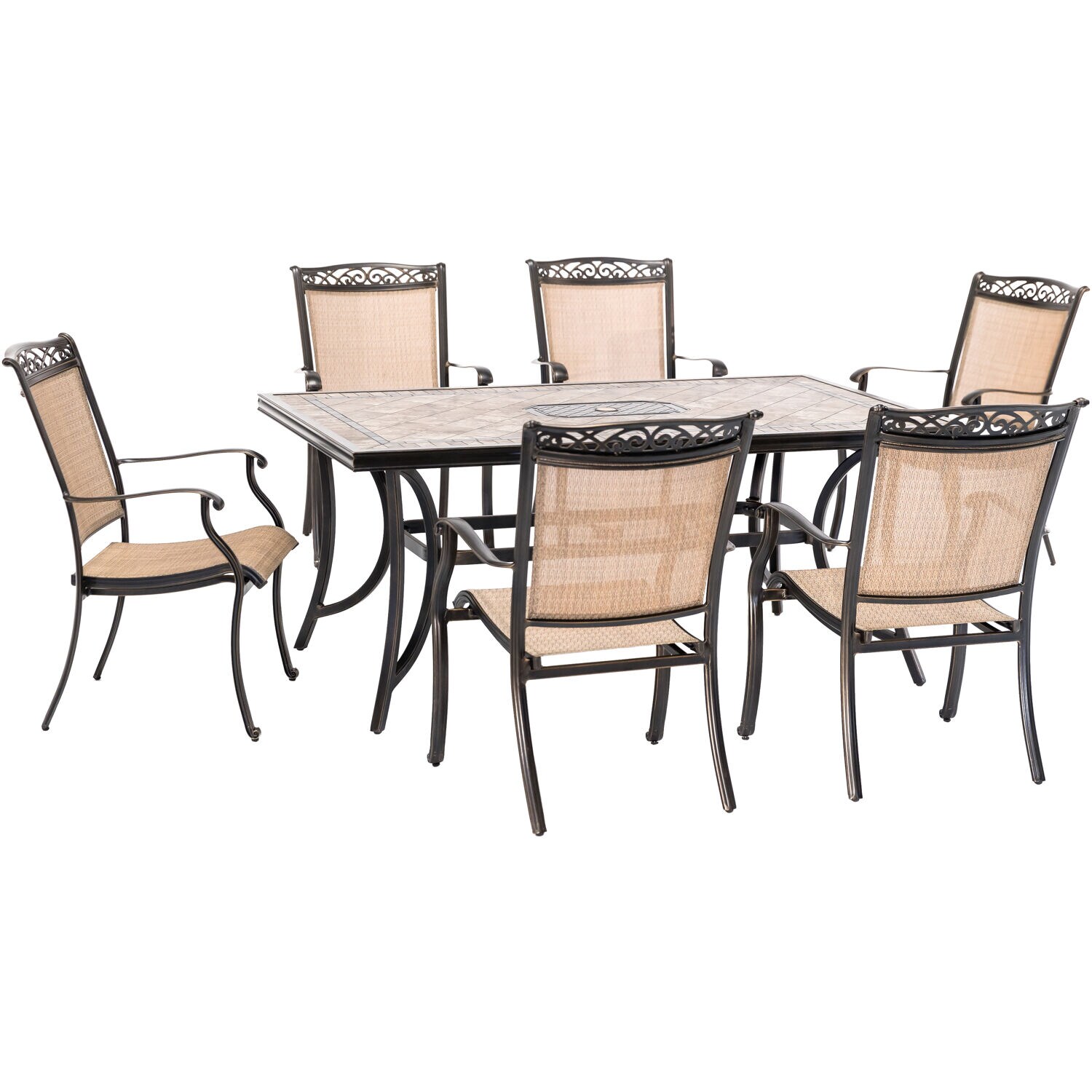 Hanover FNTDN7PCTN Patio-Dining-Sets - View #2