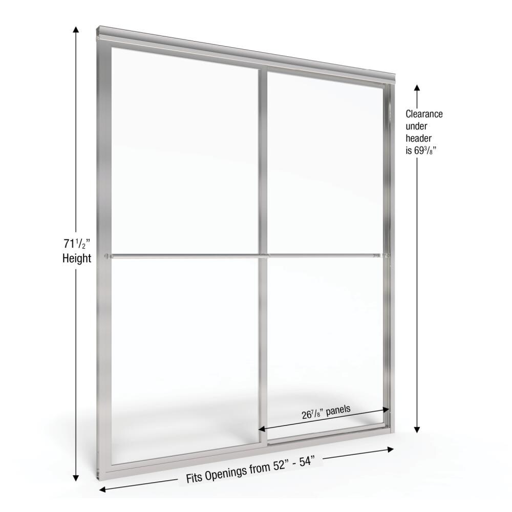 Basco 7150-54CLBN Shower-Doors - View #6