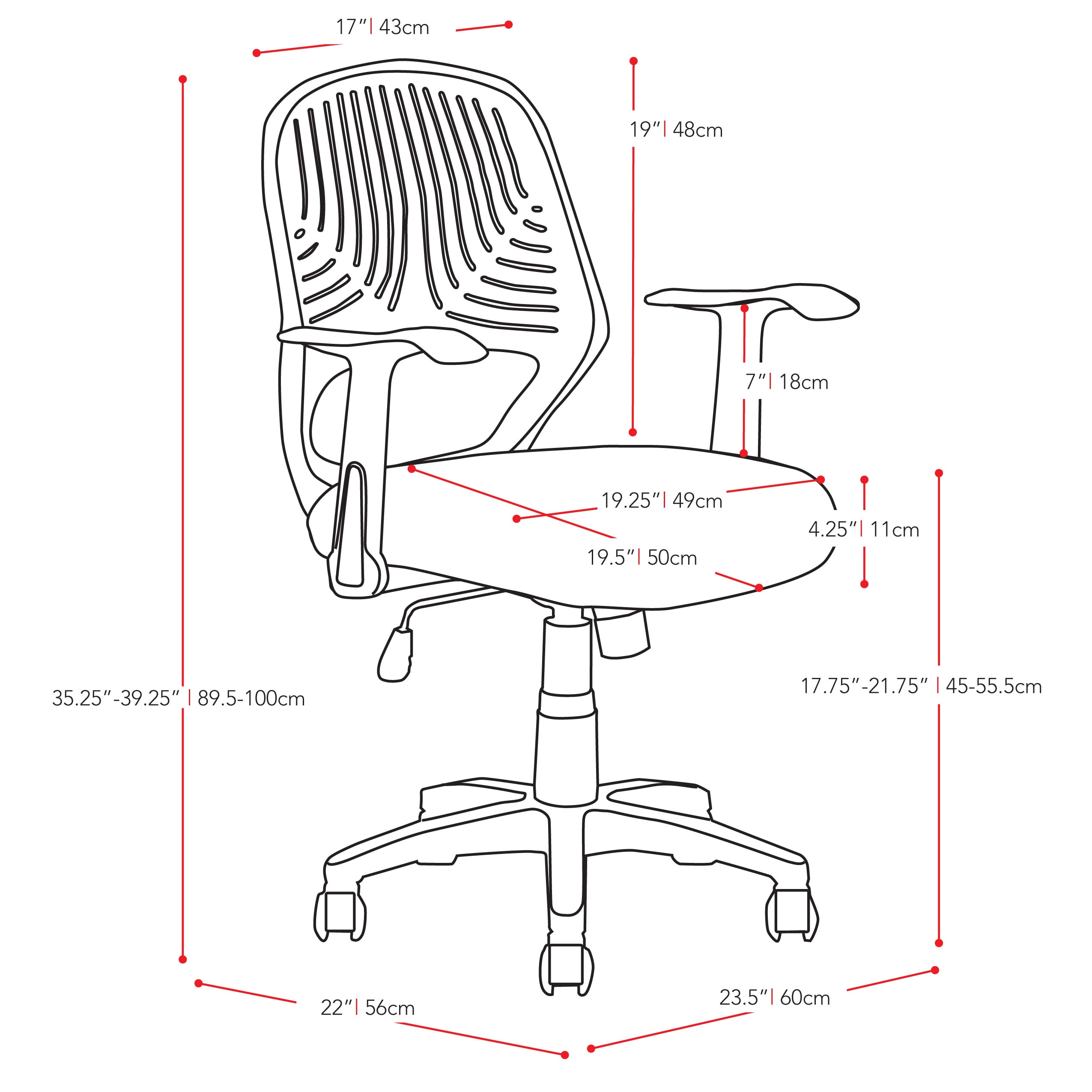 CorLiving LOF-259-O Office-Chairs - View #7