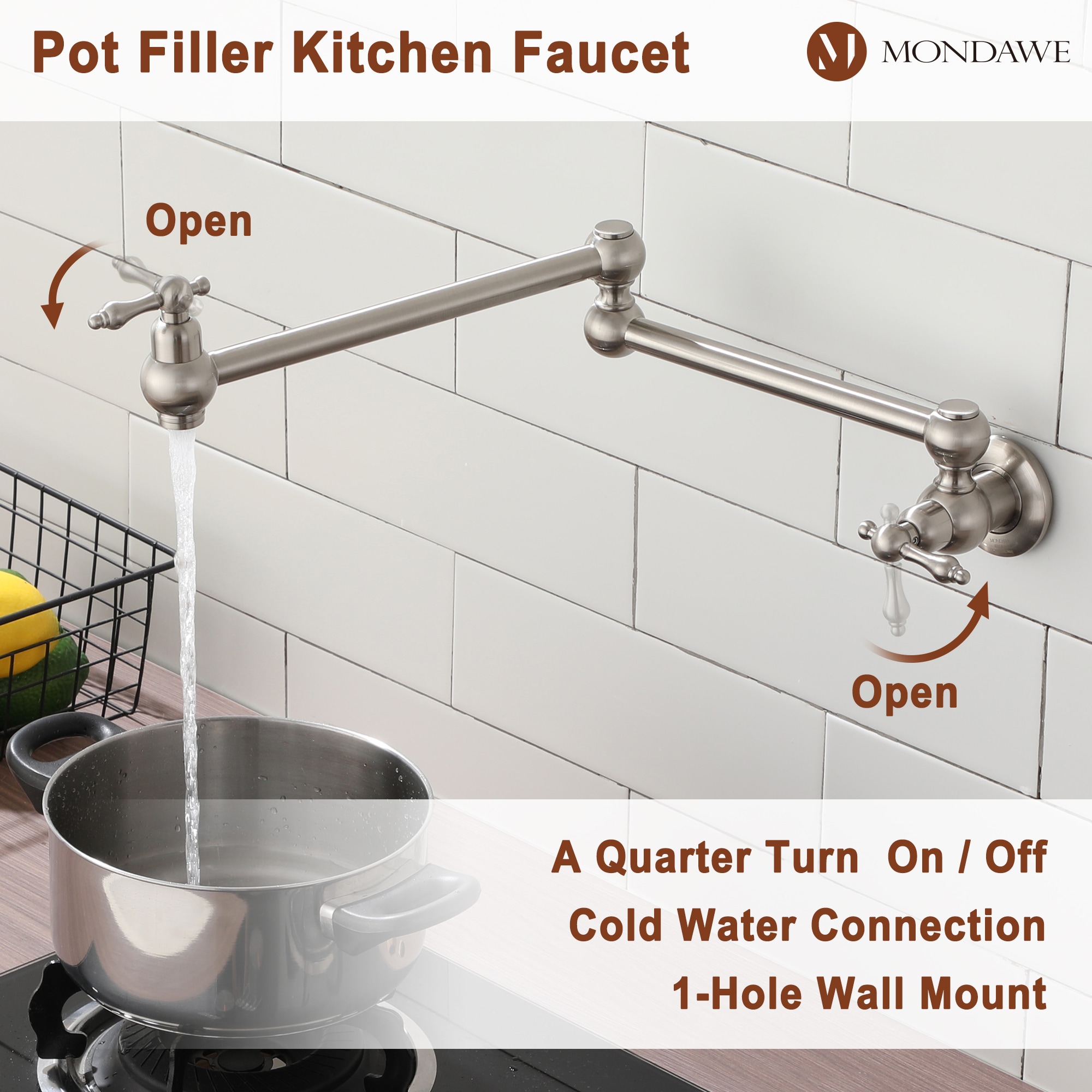 Mondawe OR-1512BN-DG Kitchen-Faucets - View #4