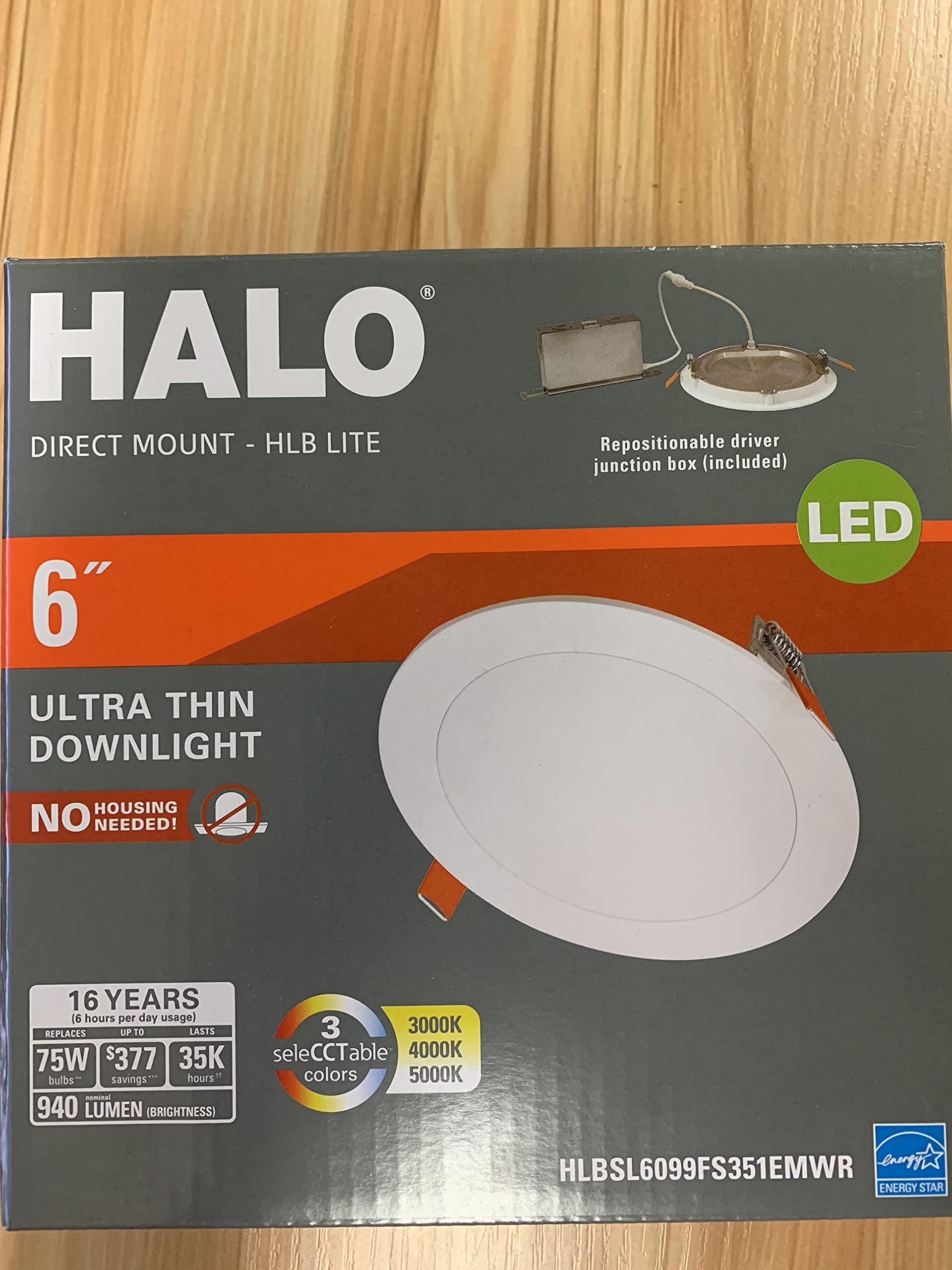 Aloha Home HALO HLBSL 6 in. Ultra-Thin Canless LED Recessed Light ...