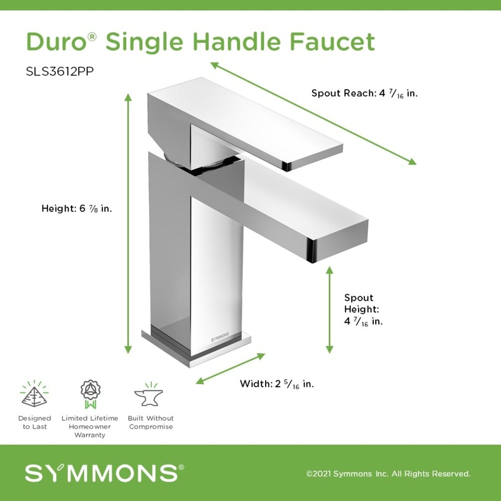 Symmons SLS3612PP Lavatory-Faucets - View #3
