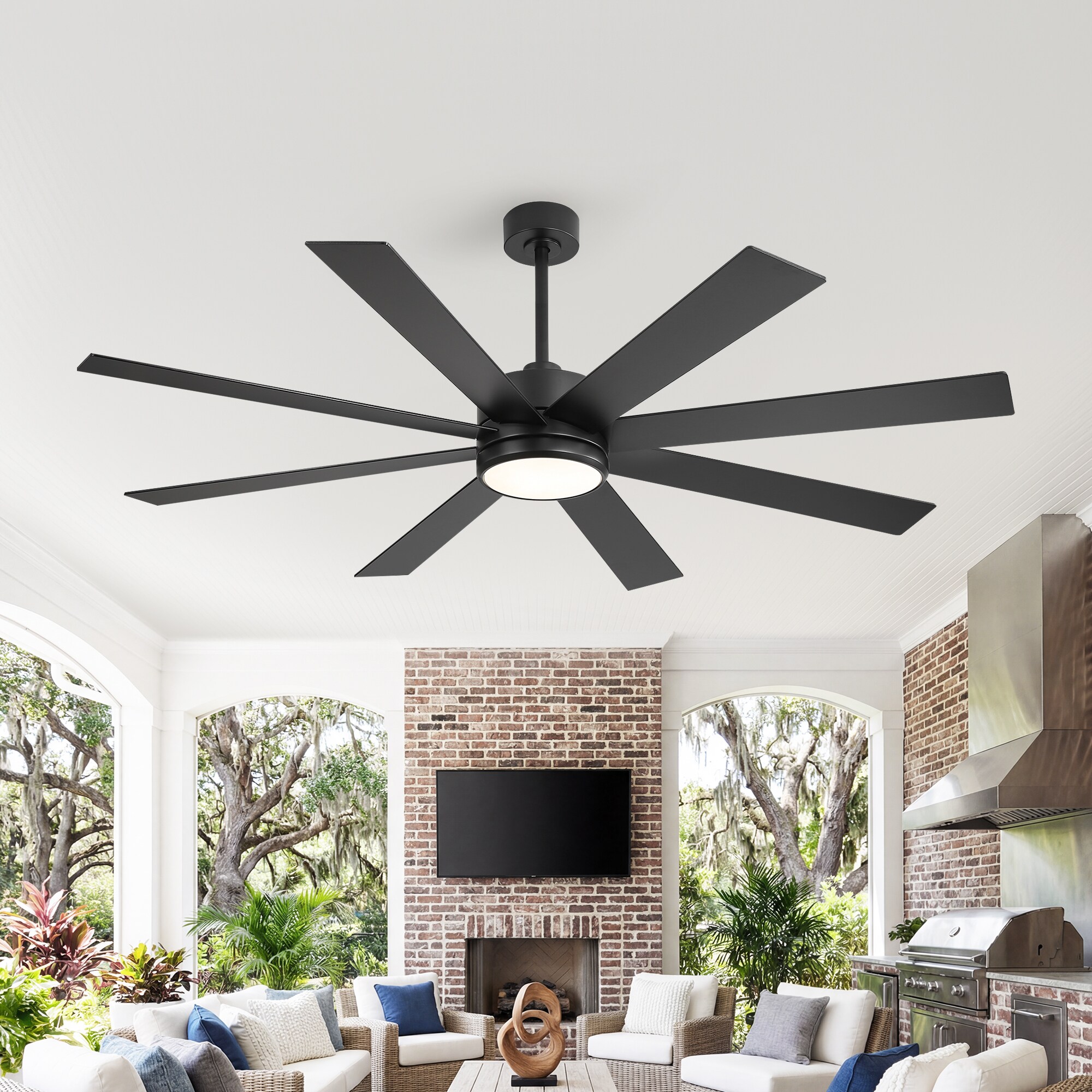 BEST GENERATION 3CD＋4Blu-ray Breezary 65-in Matte Black Color-changing Integrated LED Indoor