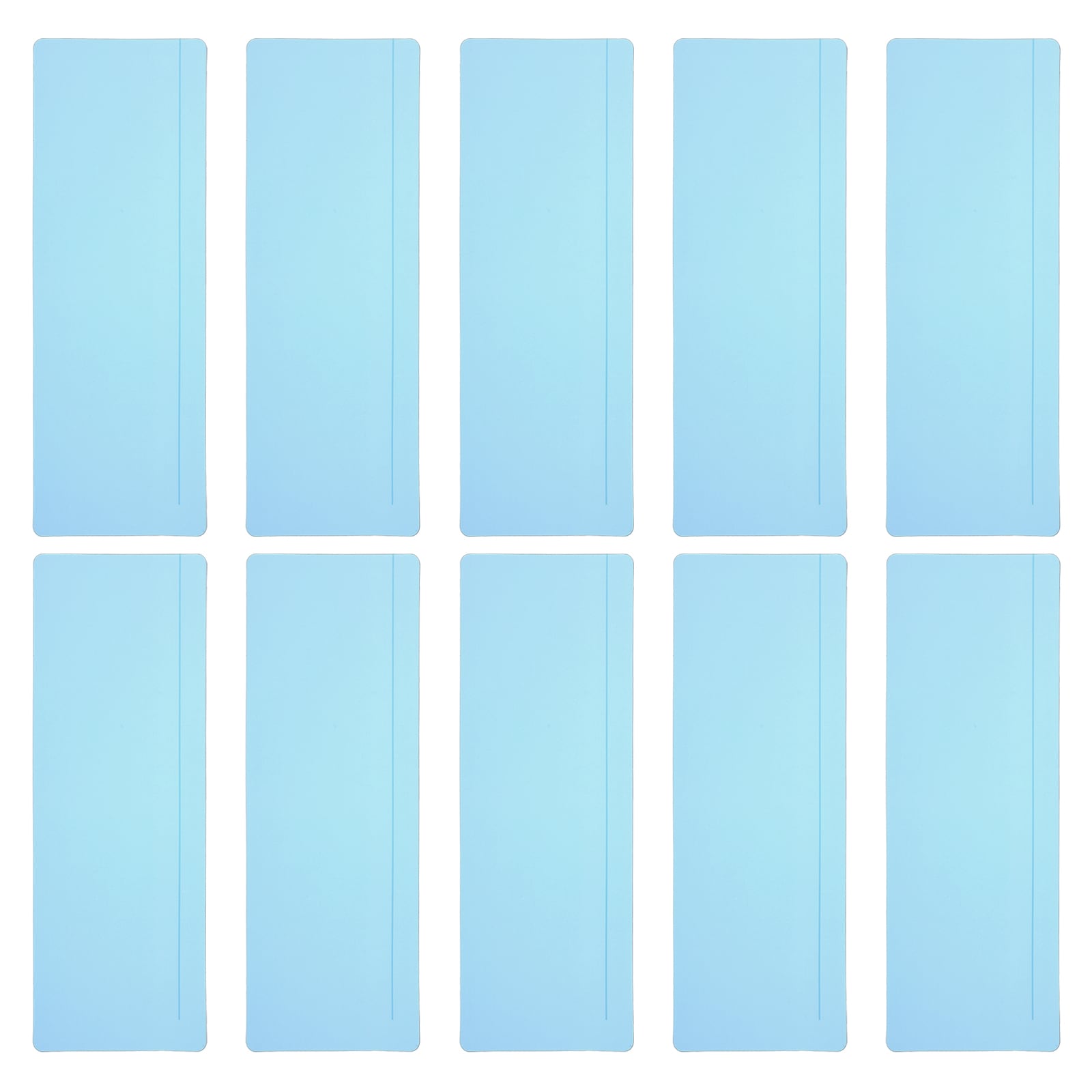 PATIKIL - Guided Reading Strips 10pcs Tracking Highlight Colored Overlay Bookmark Reduce Visual S...