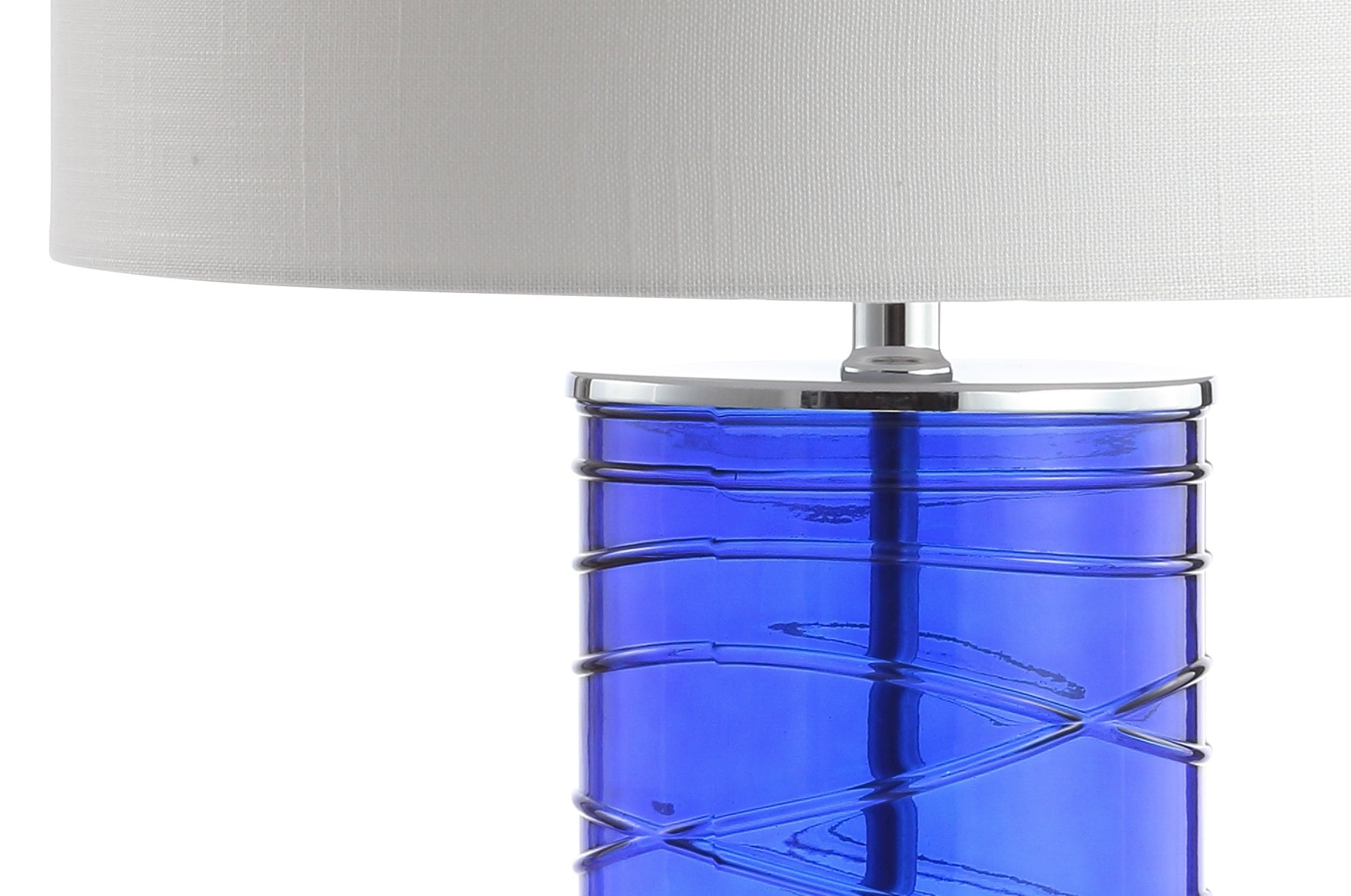 JONATHAN Y Coastal 27.5-in Cobalt Led; Rotary Socket Table Lamp