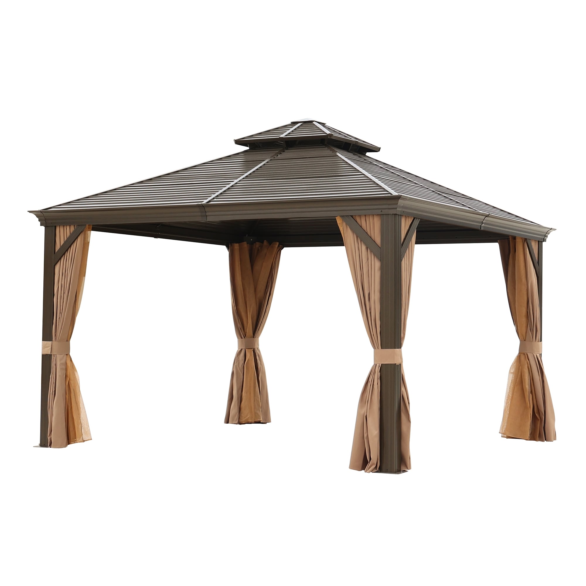 SANSTAR LRS-2005-BN Wood-Resin-Gazebos - View #2