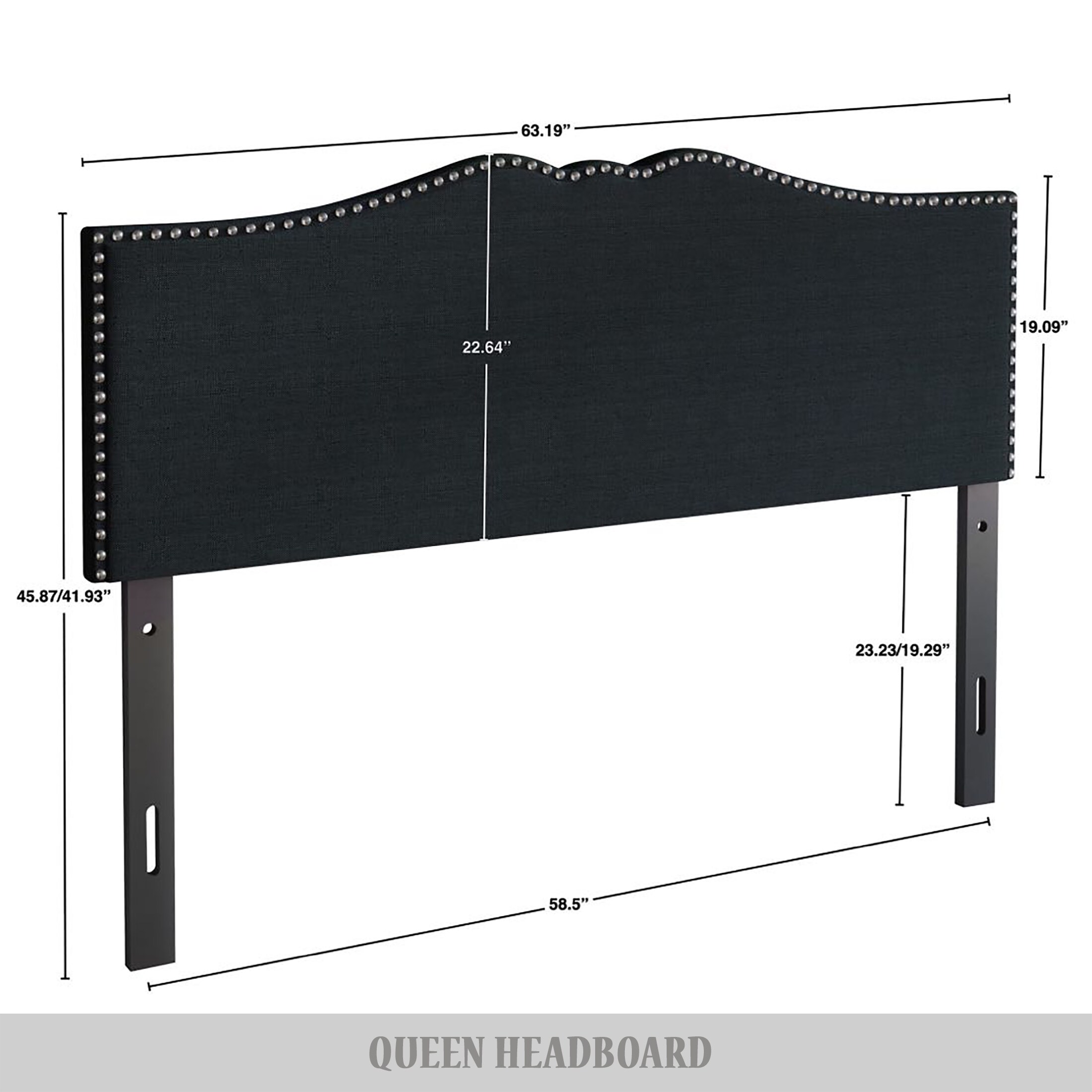 CasePiece C8375FUHB-CGY-LN Upholstered-Headboards - View #7
