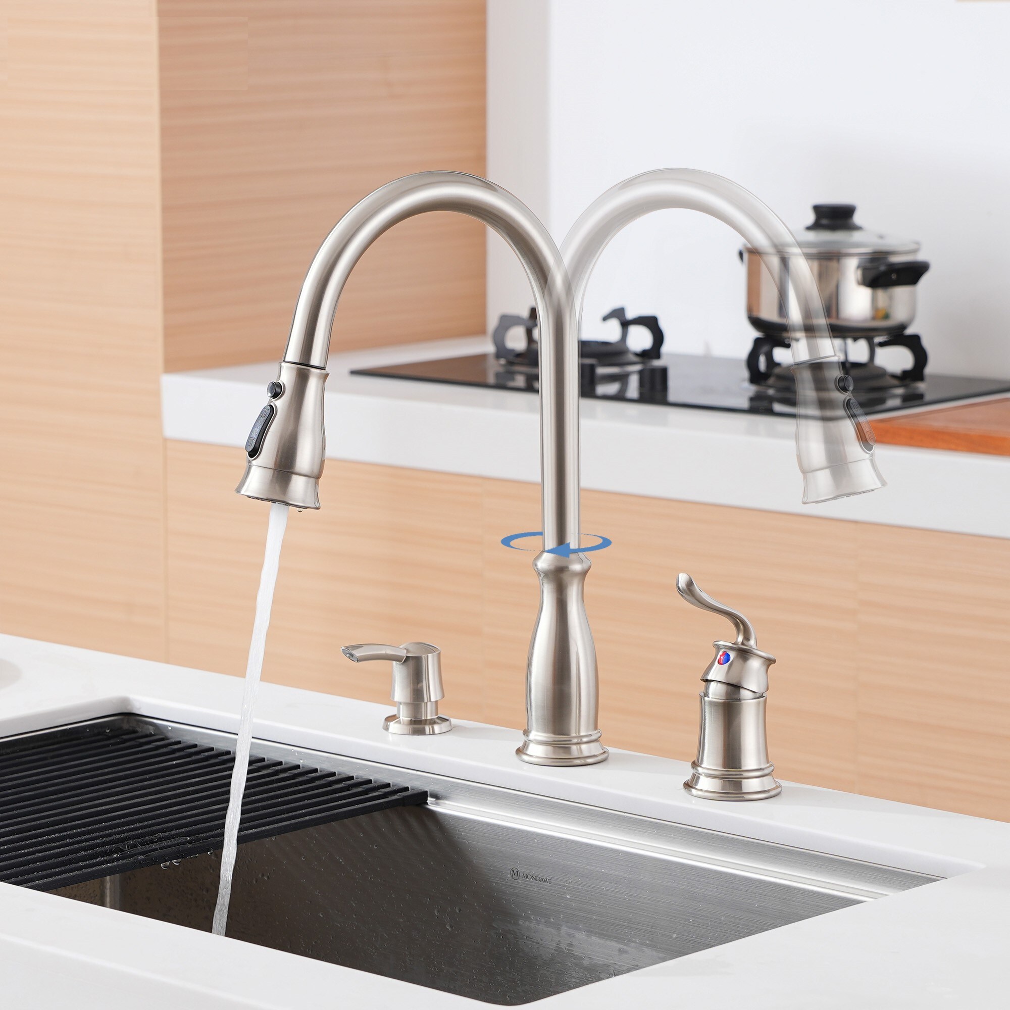 Mondawe OR-913LSF-DG Kitchen-Faucets - View #3