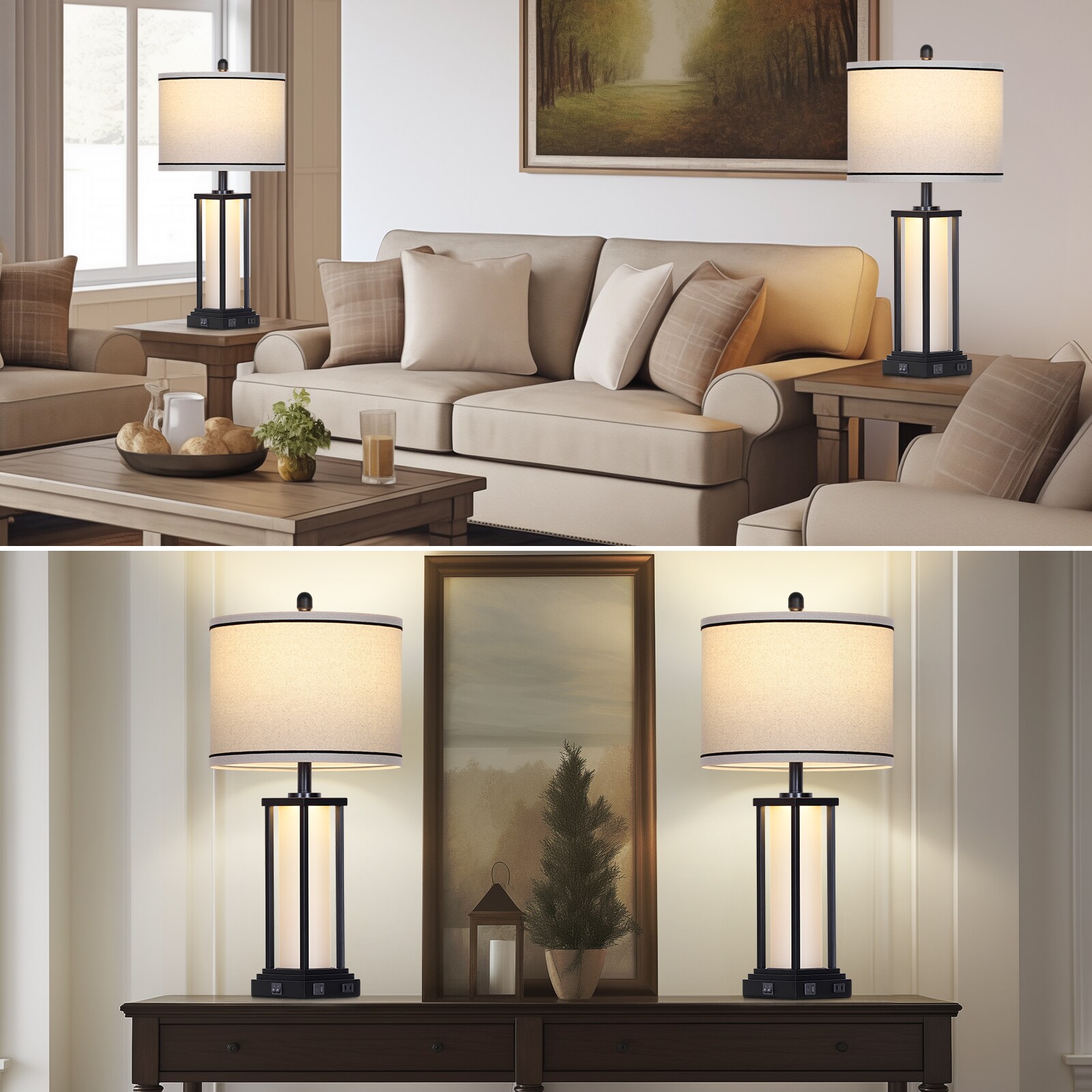 UrFurnishings TD-524 Table-Lamps - View #7